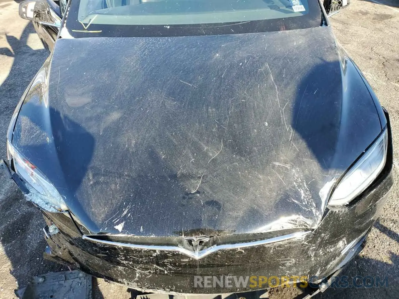 7 fotografías del automóvil dañado 5YJXCDE21LF232748 TESLA MODEL X 2020