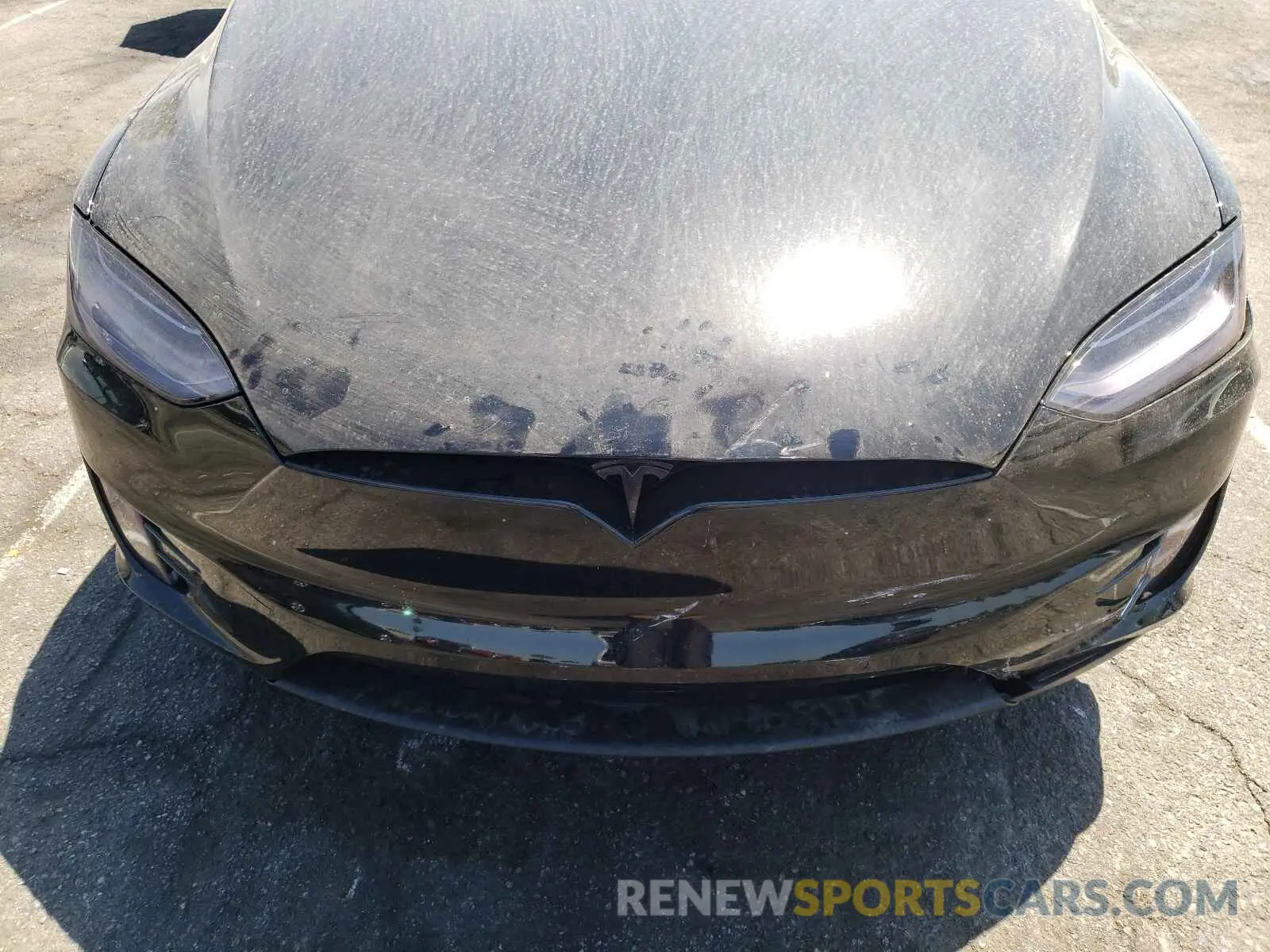7 fotografías del automóvil dañado 5YJXCDE21LF283750 TESLA MODEL X 2020