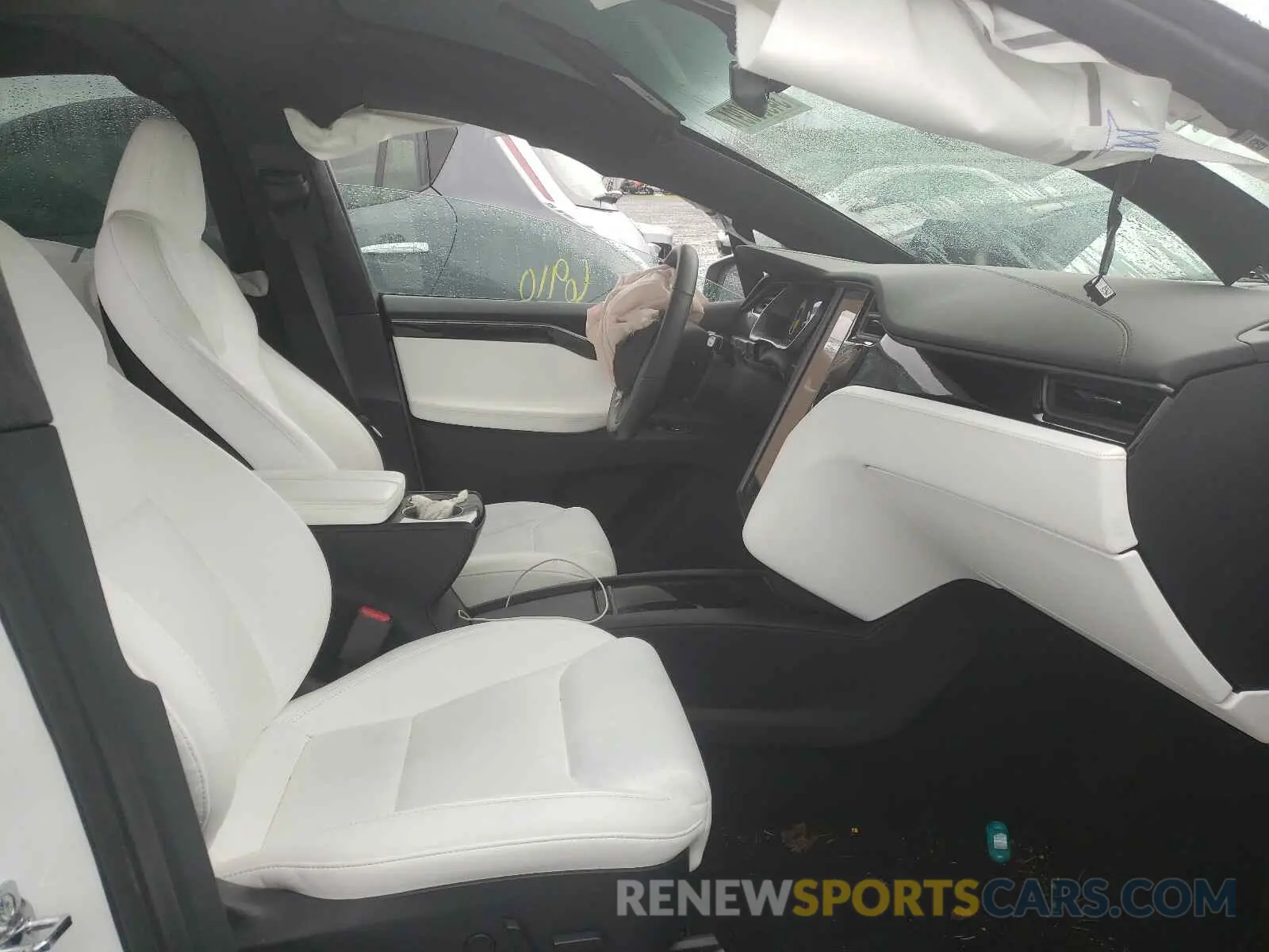 5 fotografías del automóvil dañado 5YJXCDE21LF304788 TESLA MODEL X 2020