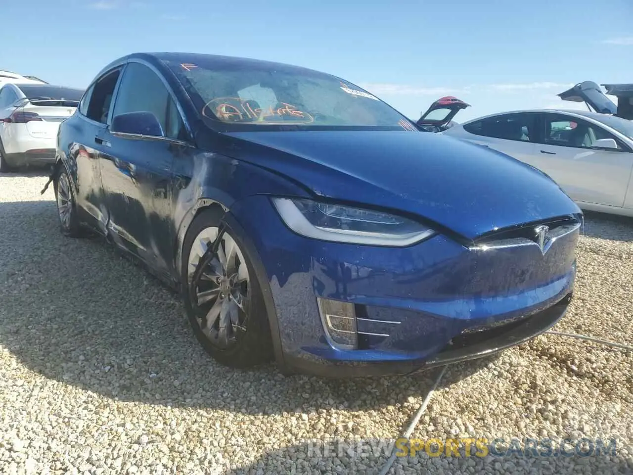 1 fotografías del automóvil dañado 5YJXCDE22LF231320 TESLA MODEL X 2020
