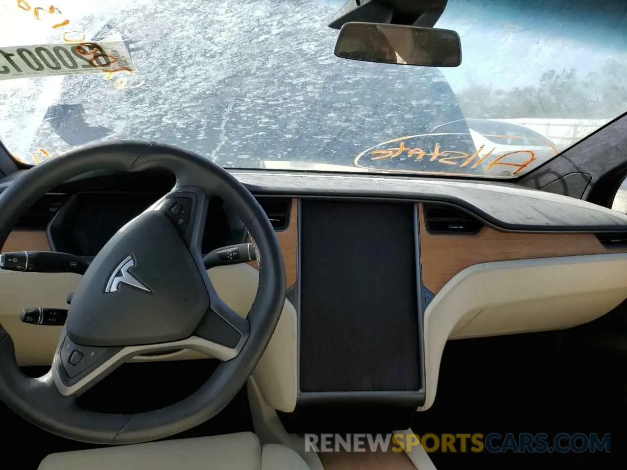 8 fotografías del automóvil dañado 5YJXCDE22LF231320 TESLA MODEL X 2020