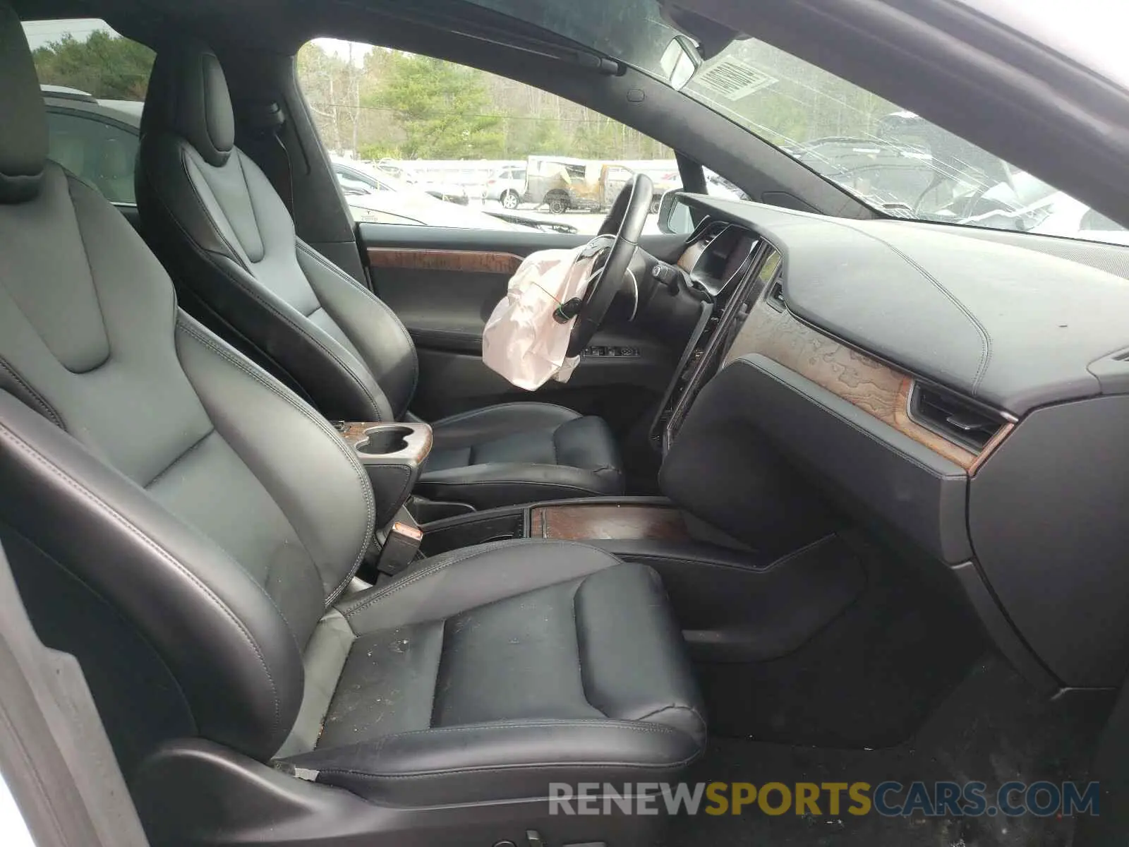 5 fotografías del automóvil dañado 5YJXCDE22LF232340 TESLA MODEL X 2020