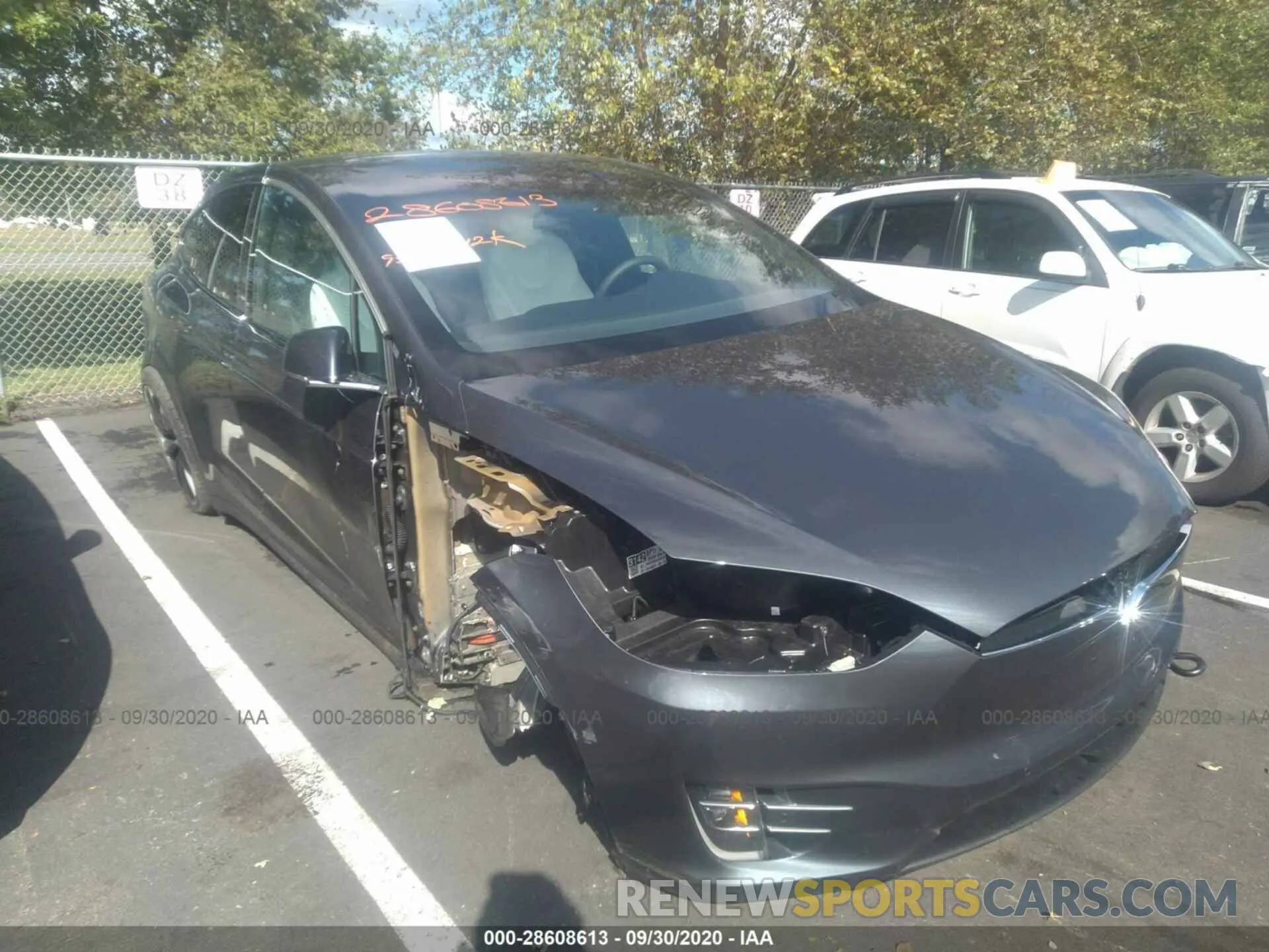 1 fotografías del automóvil dañado 5YJXCDE22LF248991 TESLA MODEL X 2020