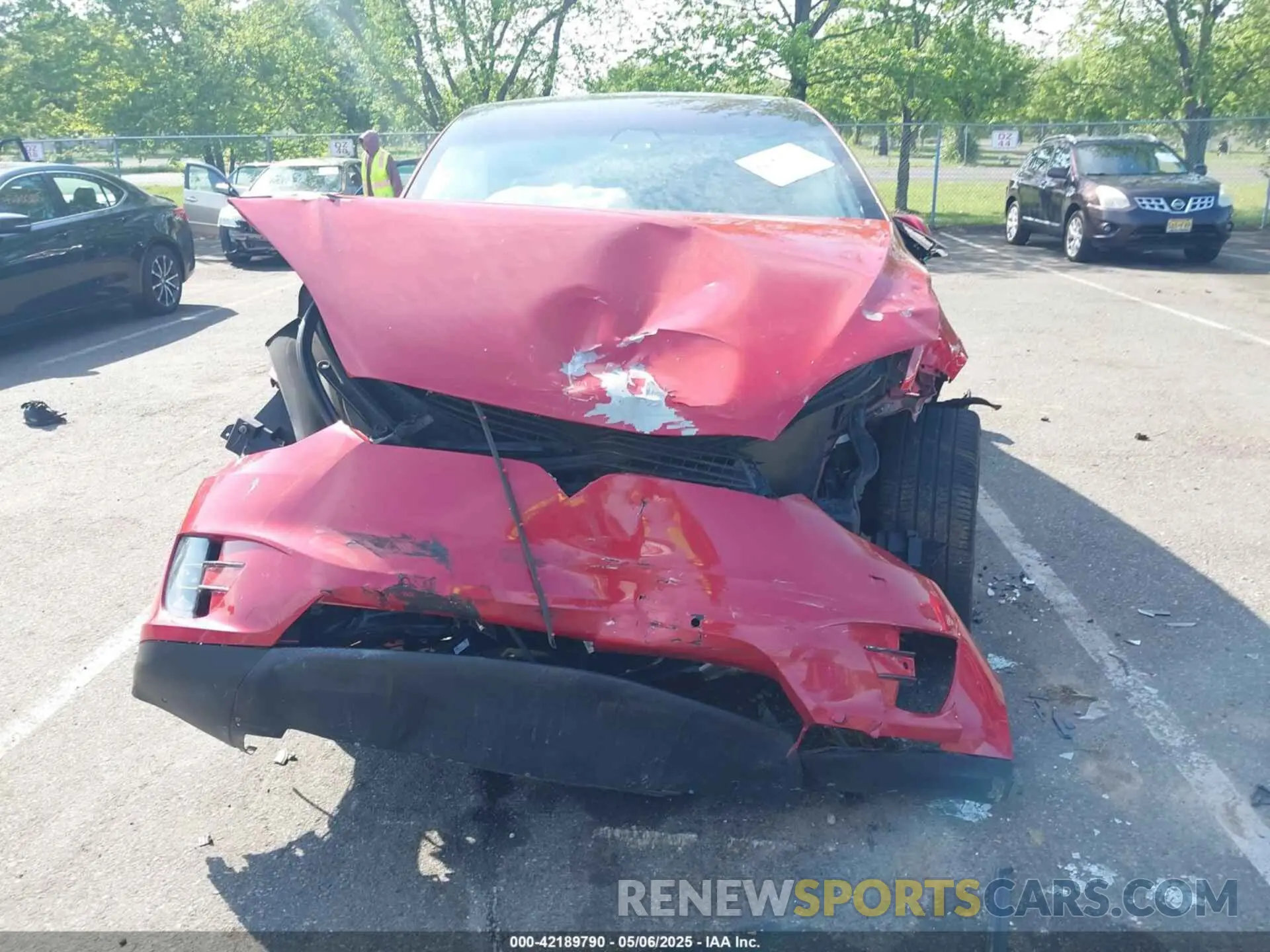 11 fotografías del automóvil dañado 5YJXCDE22LF266391 TESLA MODEL X 2020