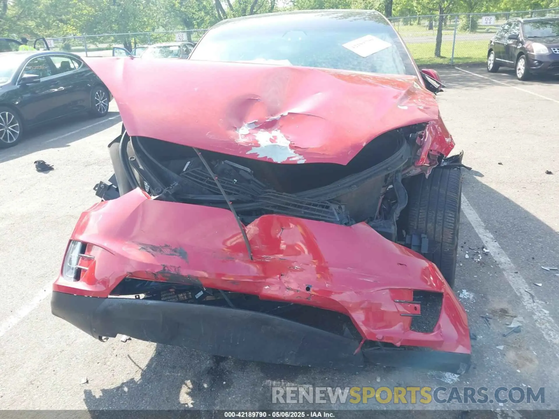 6 fotografías del automóvil dañado 5YJXCDE22LF266391 TESLA MODEL X 2020
