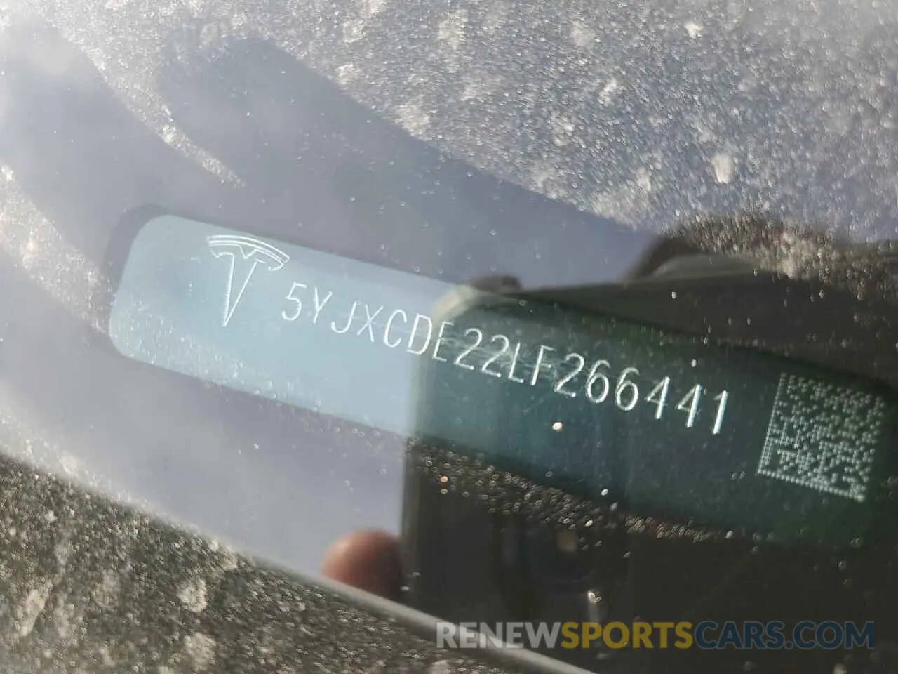 12 fotografías del automóvil dañado 5YJXCDE22LF266441 TESLA MODEL X 2020