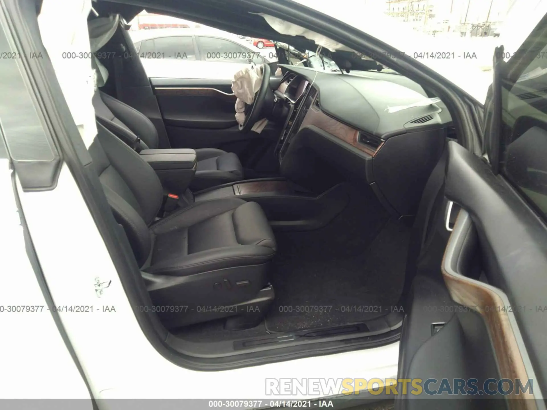 5 fotografías del automóvil dañado 5YJXCDE22LF285944 TESLA MODEL X 2020
