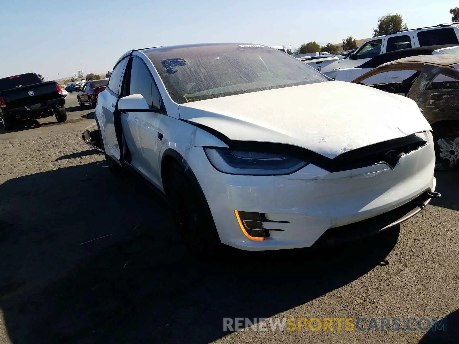 1 fotografías del automóvil dañado 5YJXCDE22LF286060 TESLA MODEL X 2020