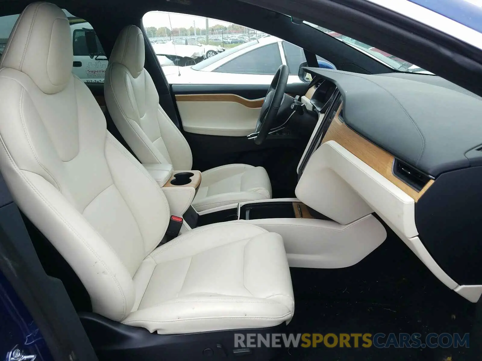 5 fotografías del automóvil dañado 5YJXCDE23LF232864 TESLA MODEL X 2020