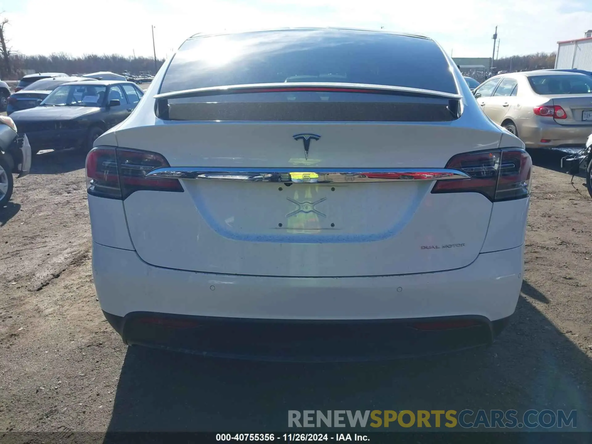 16 fotografías del automóvil dañado 5YJXCDE23LF248871 TESLA MODEL X 2020