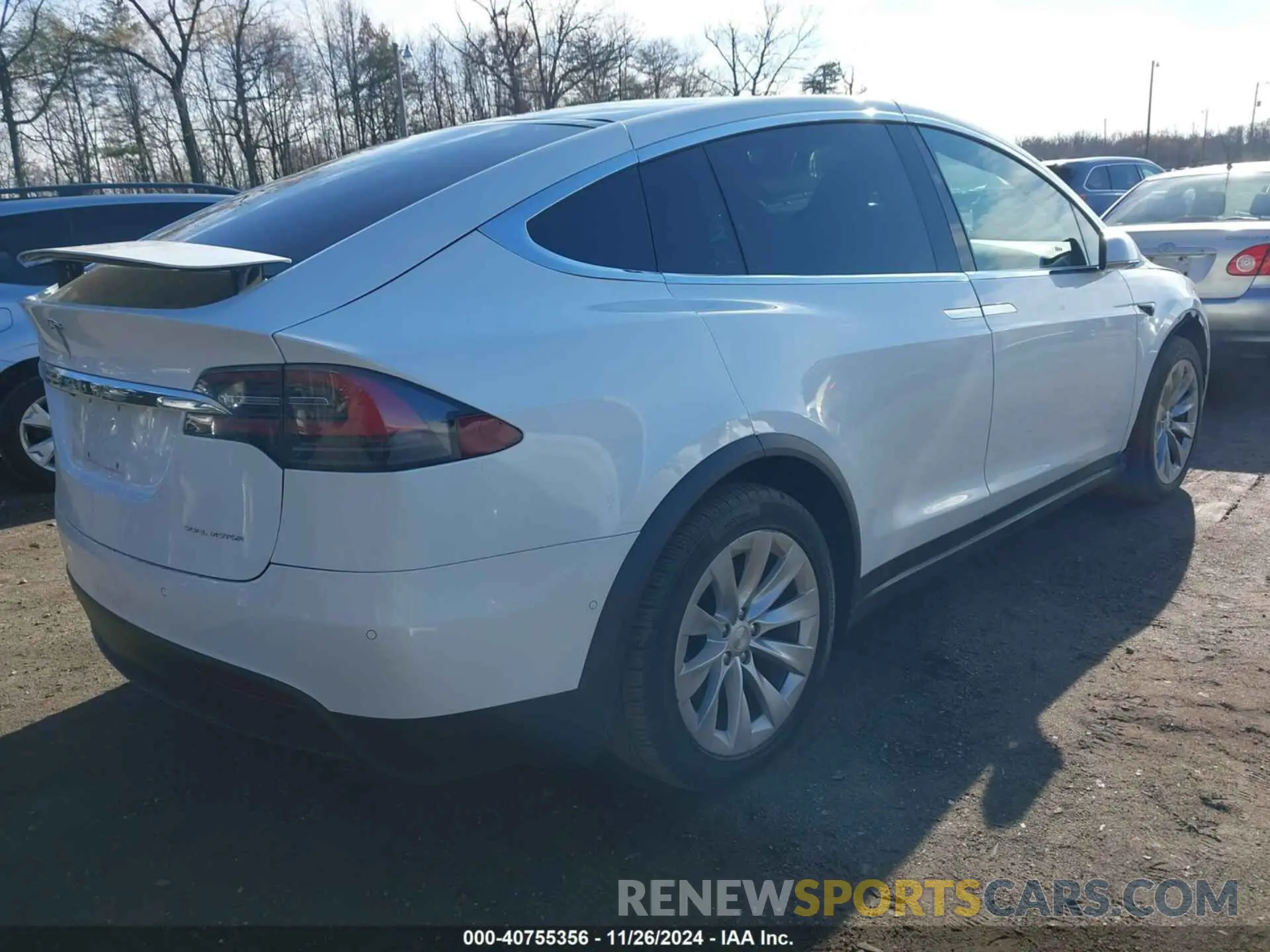 4 fotografías del automóvil dañado 5YJXCDE23LF248871 TESLA MODEL X 2020