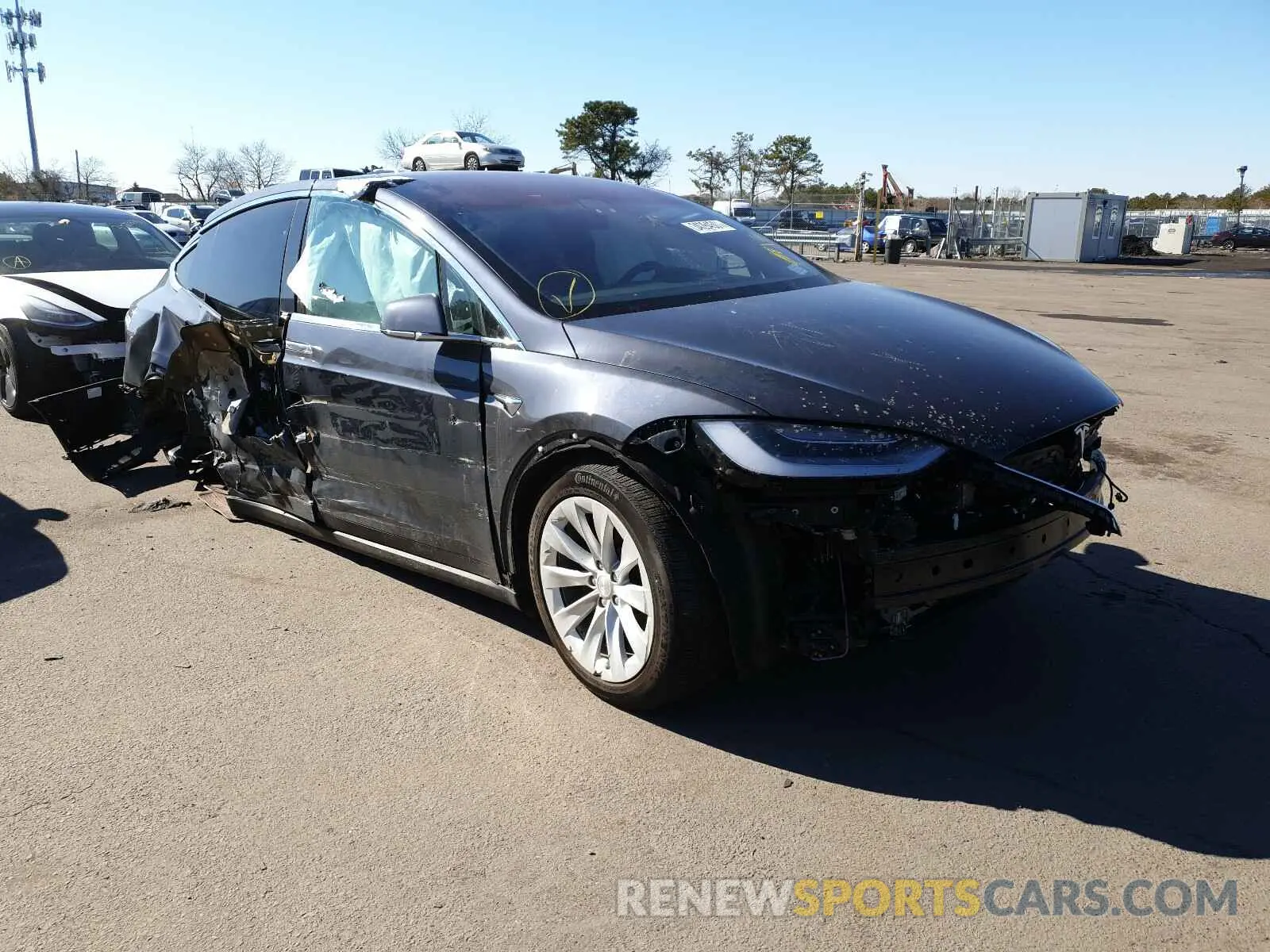 1 fotografías del automóvil dañado 5YJXCDE23LF263063 TESLA MODEL X 2020