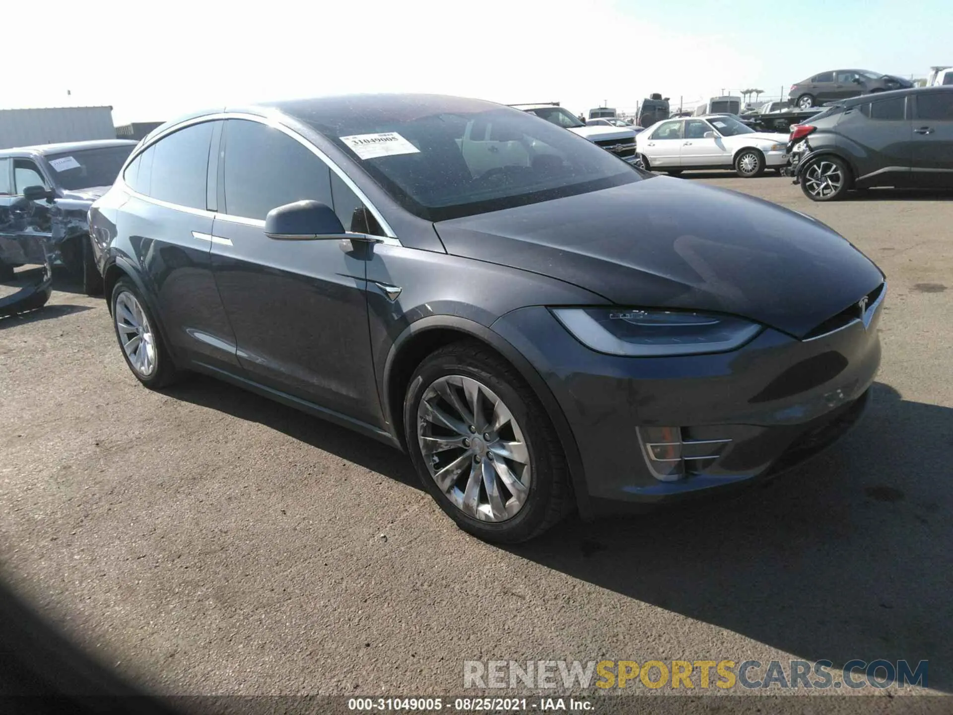 1 fotografías del automóvil dañado 5YJXCDE23LF272135 TESLA MODEL X 2020