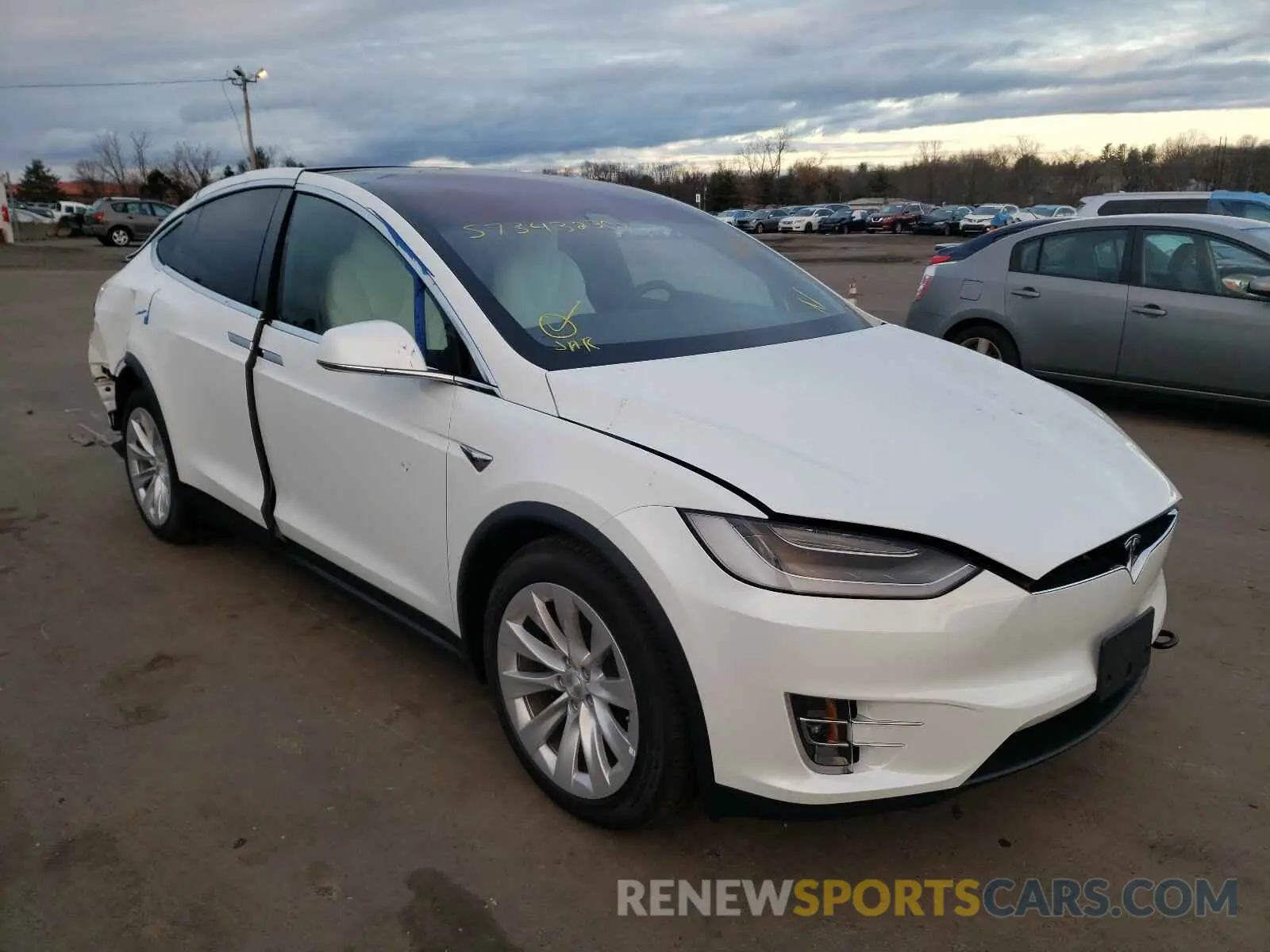 1 fotografías del automóvil dañado 5YJXCDE23LF303898 TESLA MODEL X 2020
