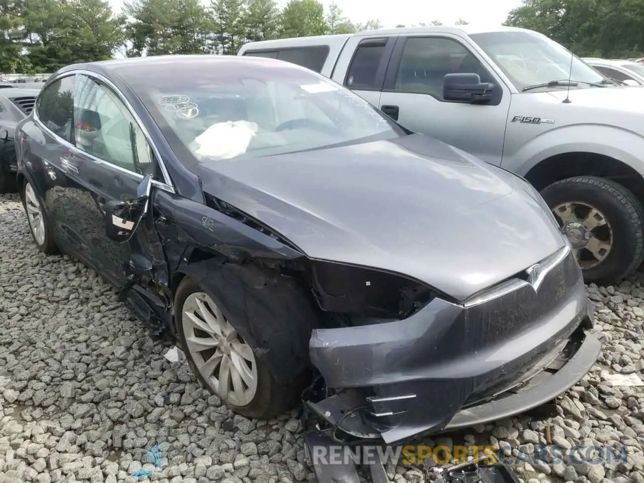 1 fotografías del automóvil dañado 5YJXCDE24LF228726 TESLA MODEL X 2020