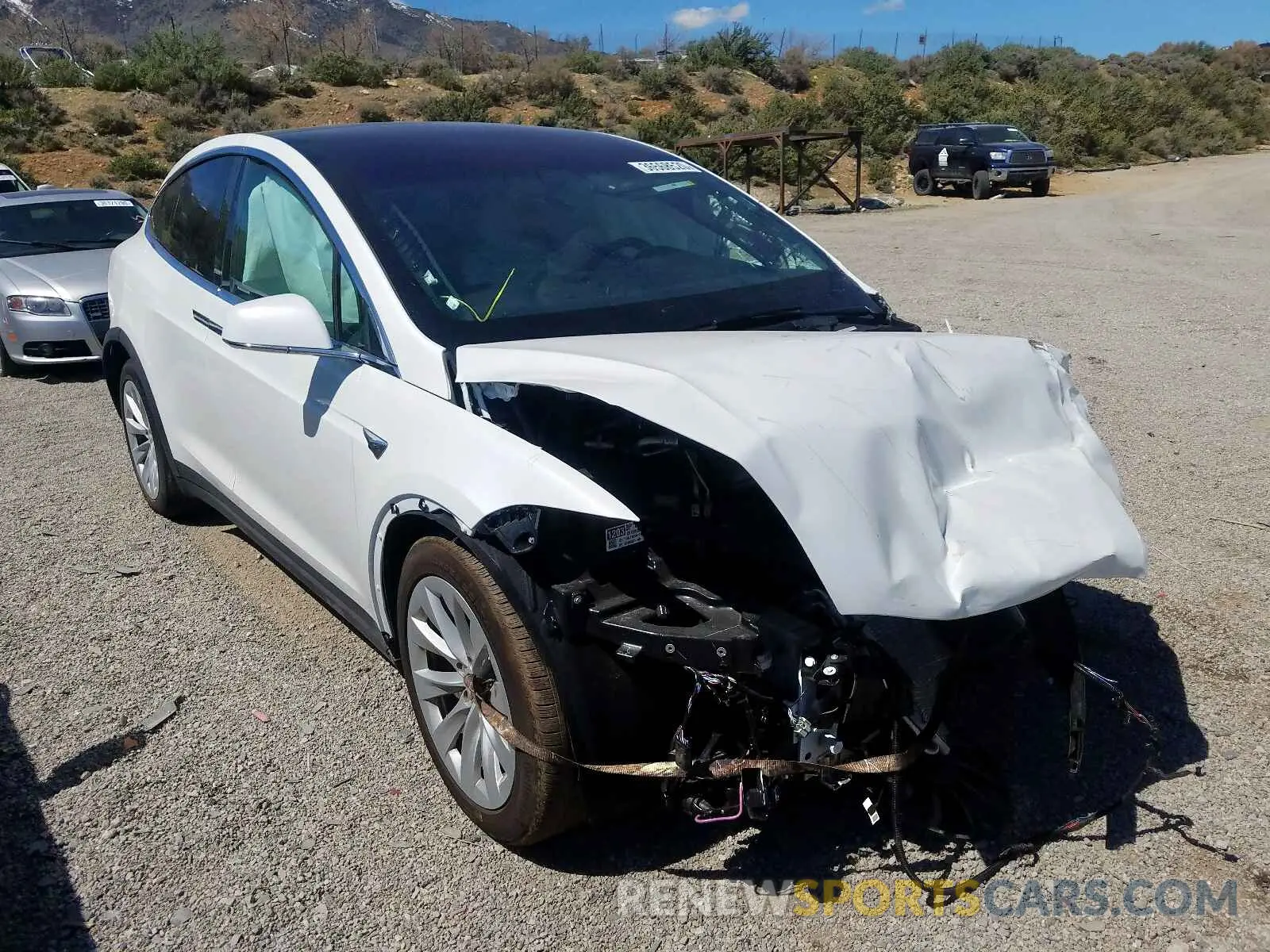1 fotografías del automóvil dañado 5YJXCDE24LF235160 TESLA MODEL X 2020