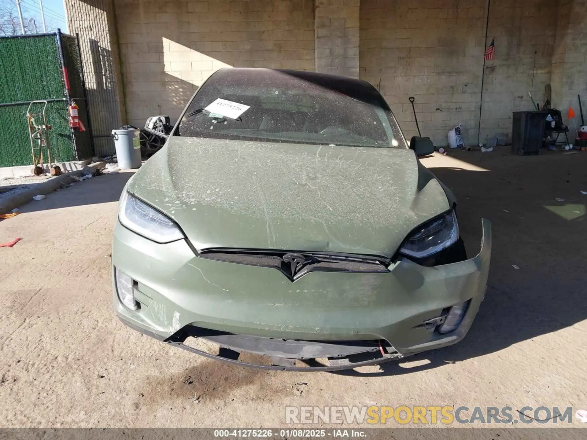 12 fotografías del automóvil dañado 5YJXCDE24LF272242 TESLA MODEL X 2020