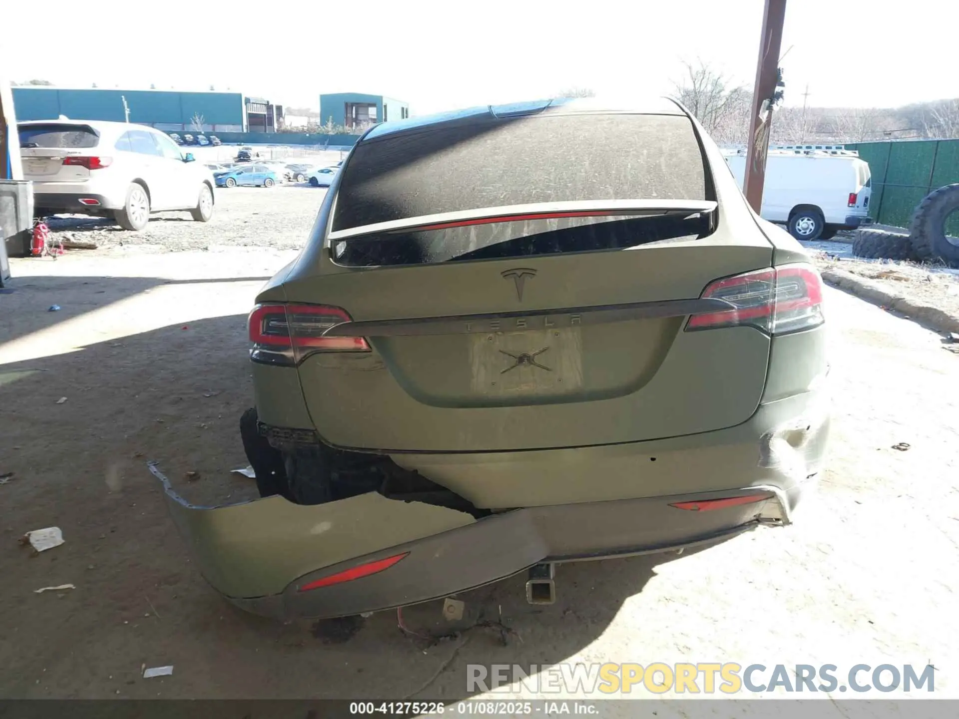 16 fotografías del automóvil dañado 5YJXCDE24LF272242 TESLA MODEL X 2020