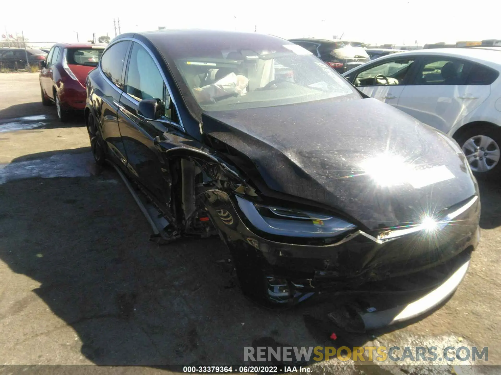 1 fotografías del automóvil dañado 5YJXCDE25LF260844 TESLA MODEL X 2020