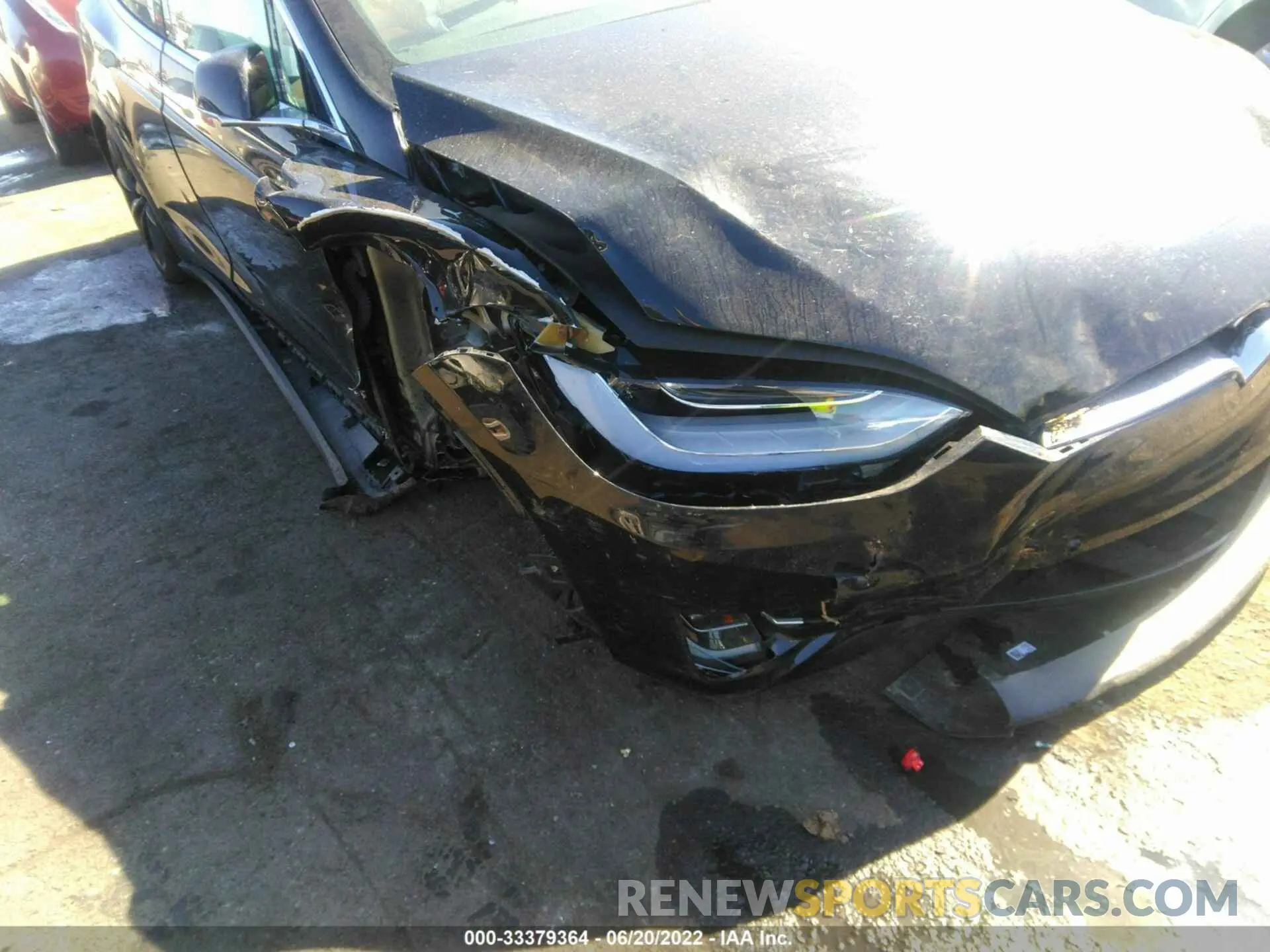 6 fotografías del automóvil dañado 5YJXCDE25LF260844 TESLA MODEL X 2020