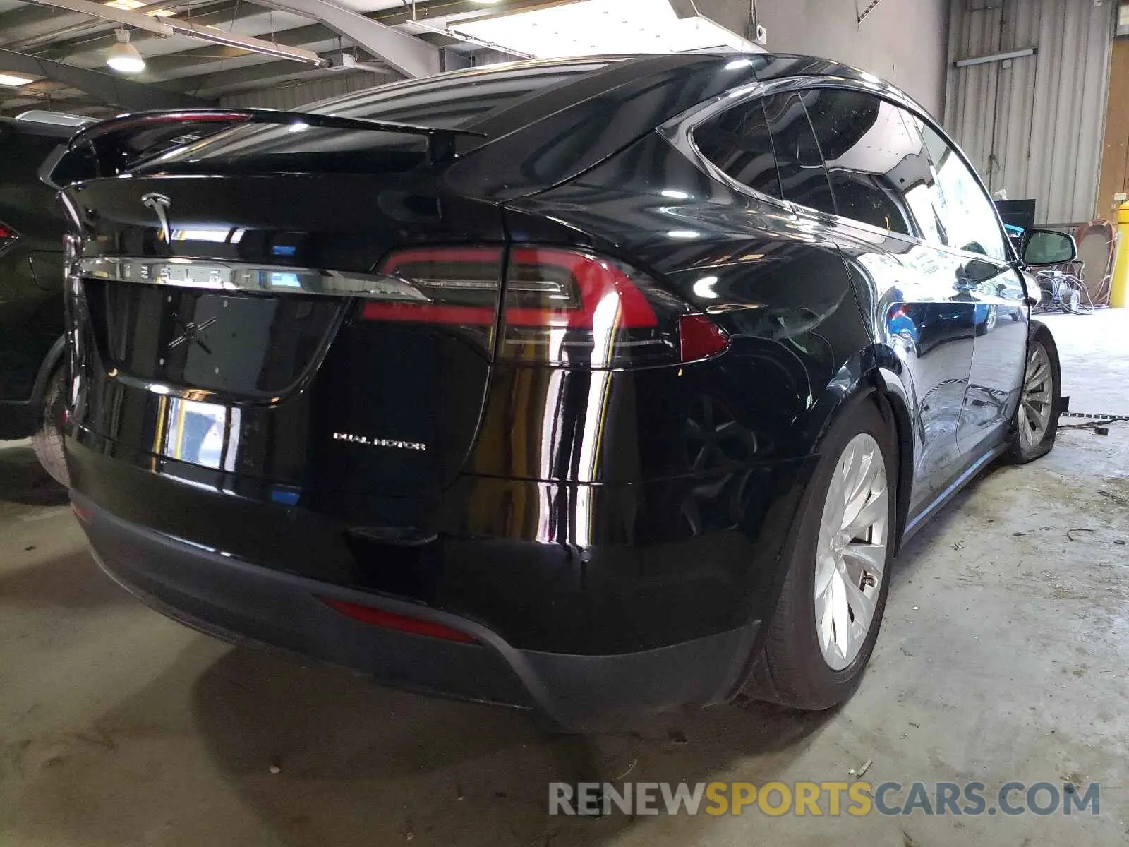 4 fotografías del automóvil dañado 5YJXCDE25LF300226 TESLA MODEL X 2020