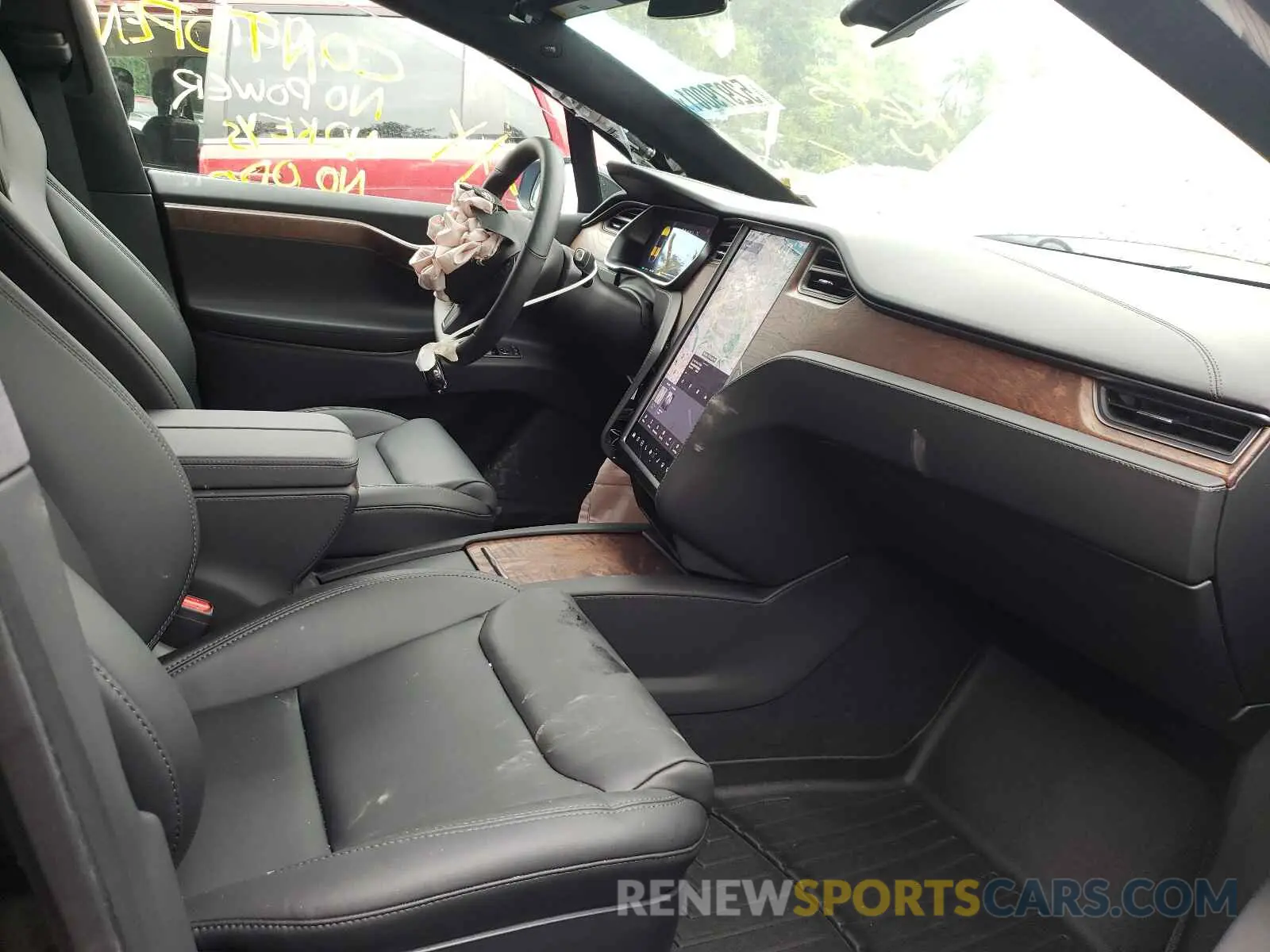 5 fotografías del automóvil dañado 5YJXCDE25LF300226 TESLA MODEL X 2020