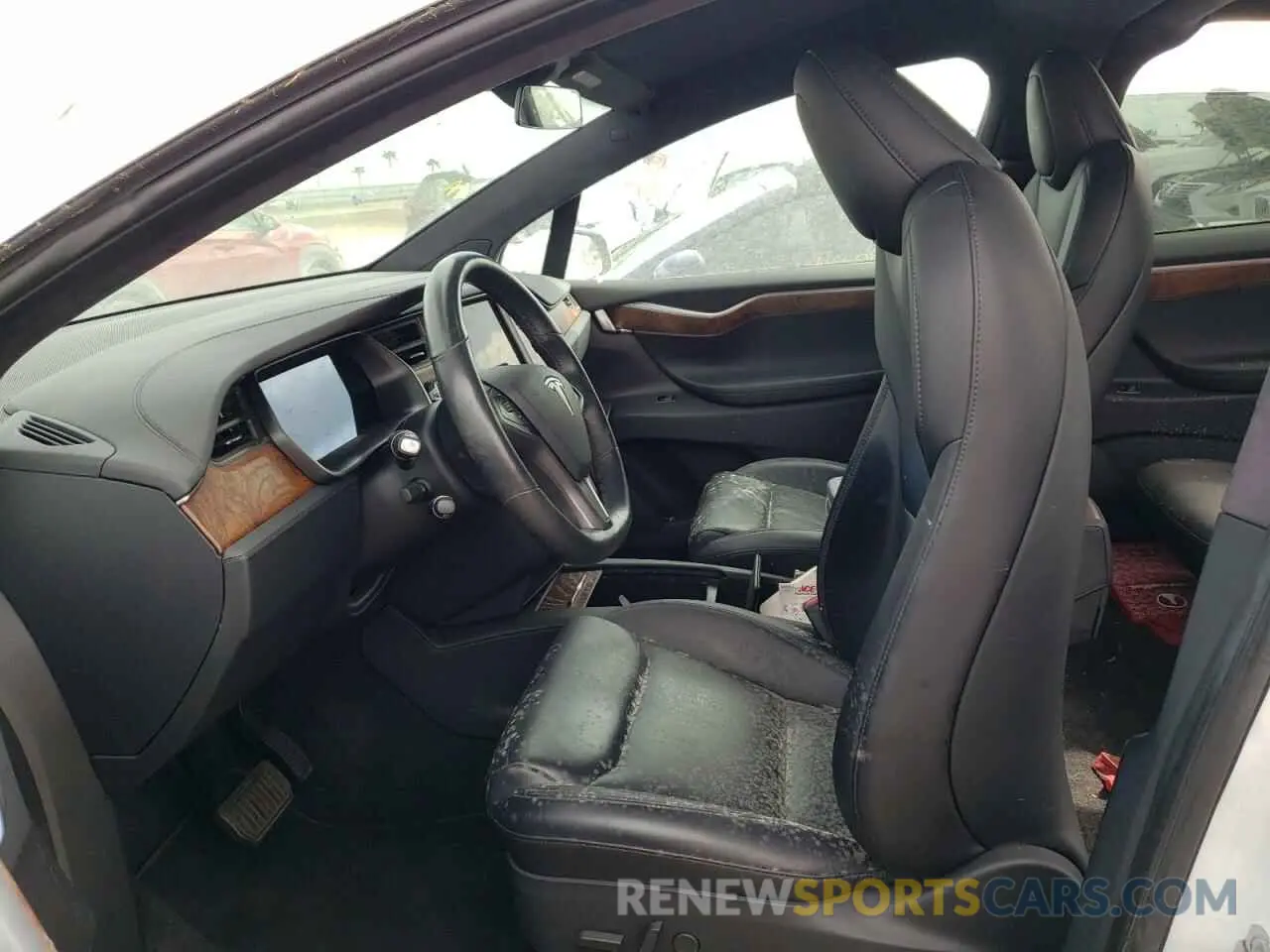 5 fotografías del automóvil dañado 5YJXCDE26LF230770 TESLA MODEL X 2020