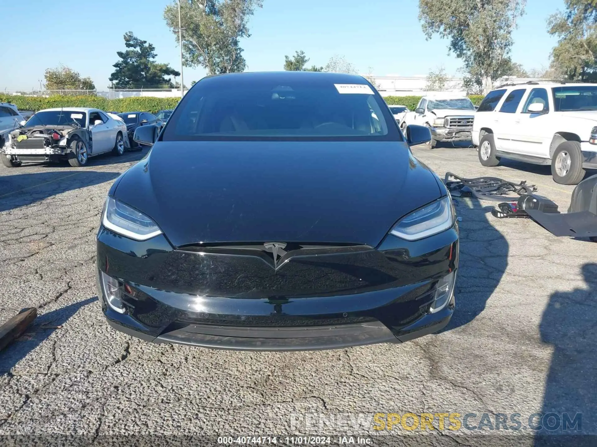 13 fotografías del automóvil dañado 5YJXCDE26LF239727 TESLA MODEL X 2020