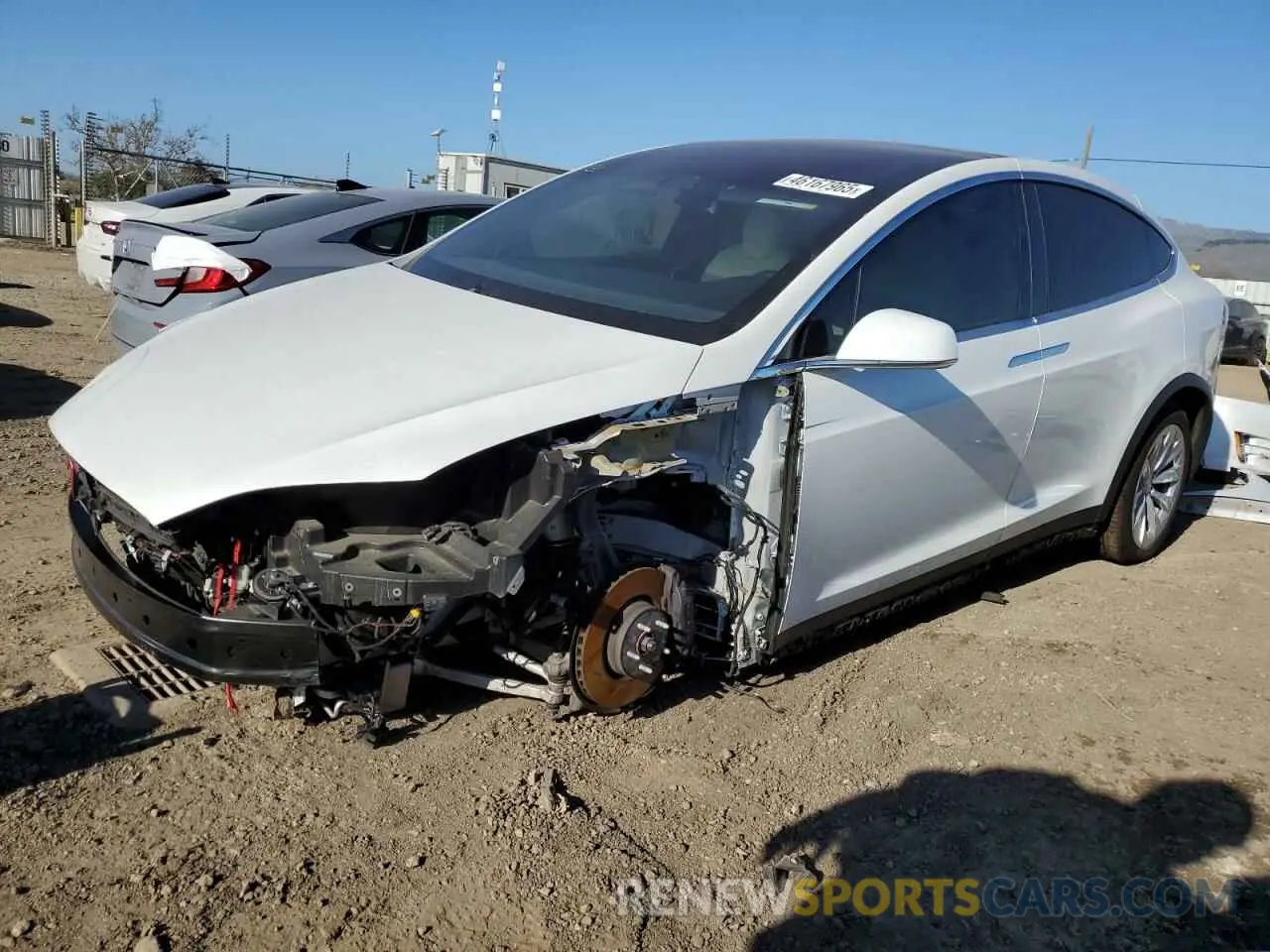 1 fotografías del automóvil dañado 5YJXCDE26LF241445 TESLA MODEL X 2020