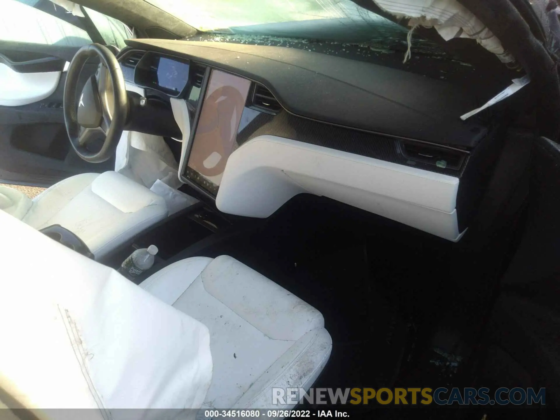 5 fotografías del automóvil dañado 5YJXCDE27LF231345 TESLA MODEL X 2020