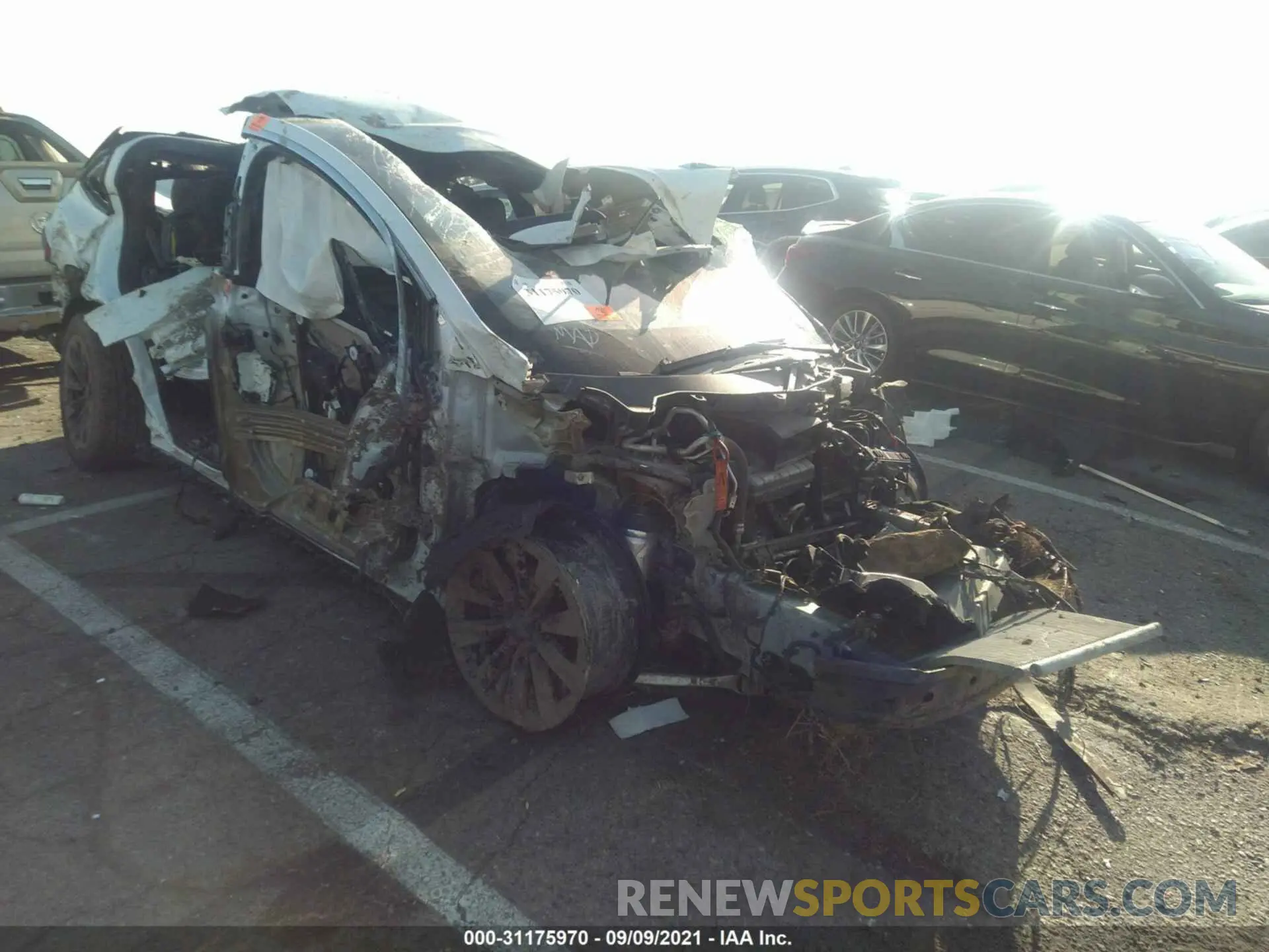 1 fotografías del automóvil dañado 5YJXCDE27LF236609 TESLA MODEL X 2020