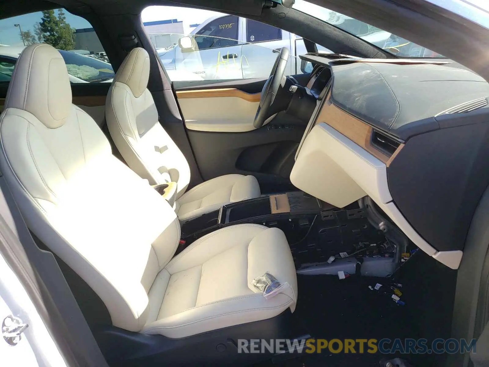 5 fotografías del automóvil dañado 5YJXCDE27LF238361 TESLA MODEL X 2020