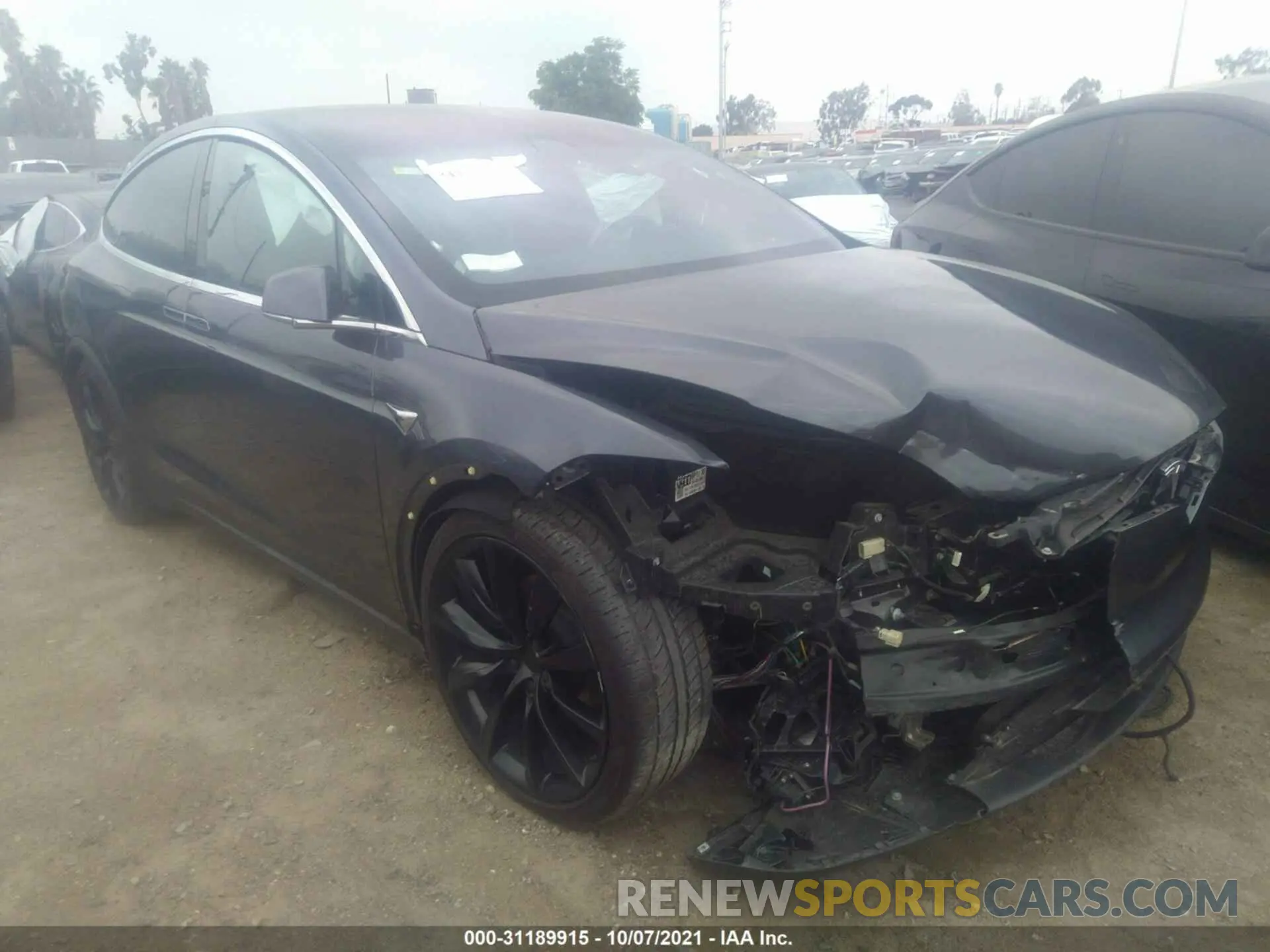 1 fotografías del automóvil dañado 5YJXCDE28LF238840 TESLA MODEL X 2020