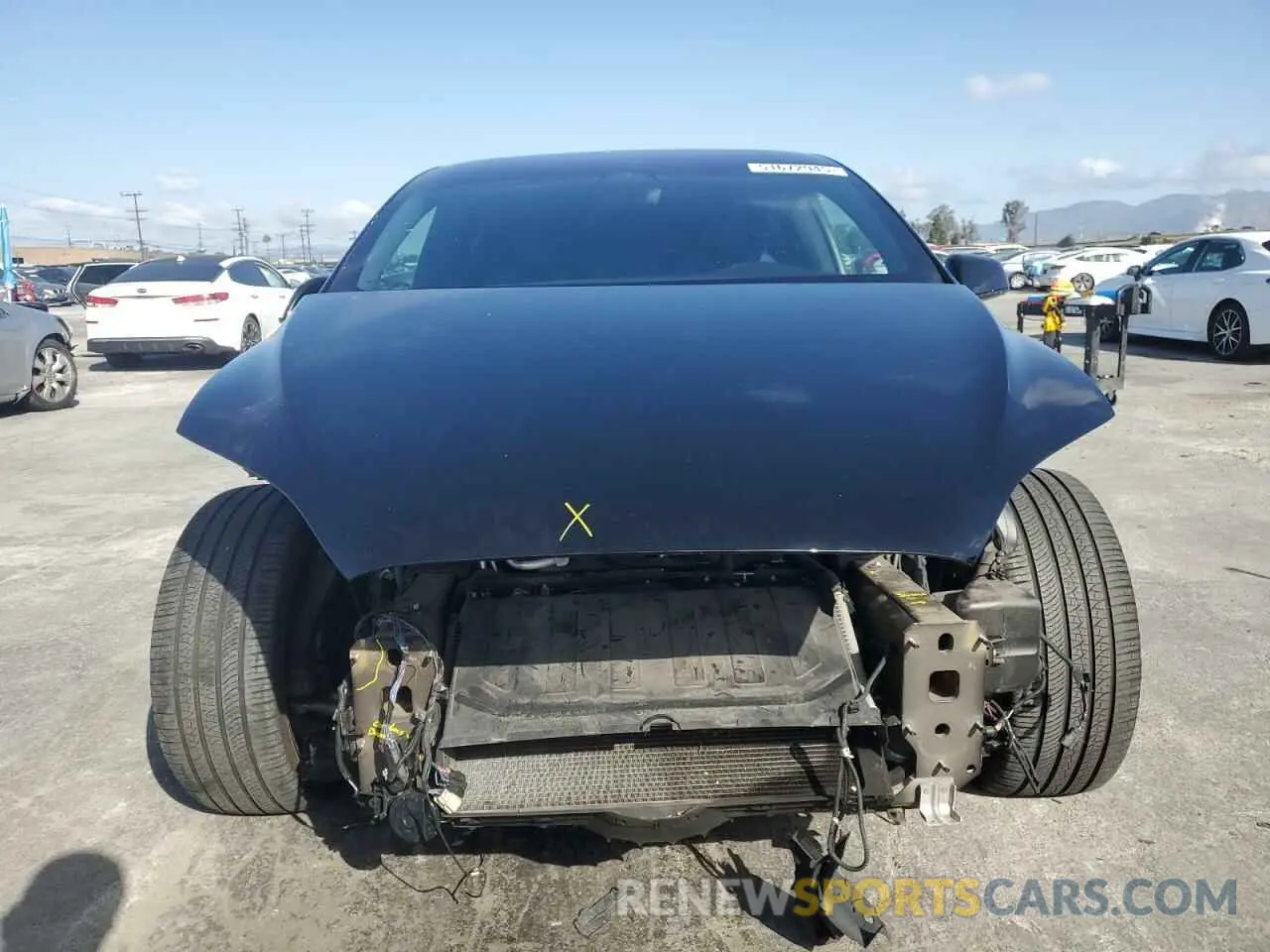 5 fotografías del automóvil dañado 5YJXCDE28LF297743 TESLA MODEL X 2020