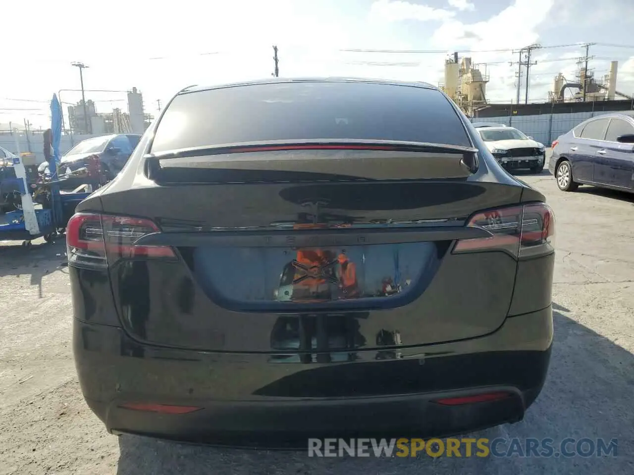 6 fotografías del automóvil dañado 5YJXCDE28LF297743 TESLA MODEL X 2020