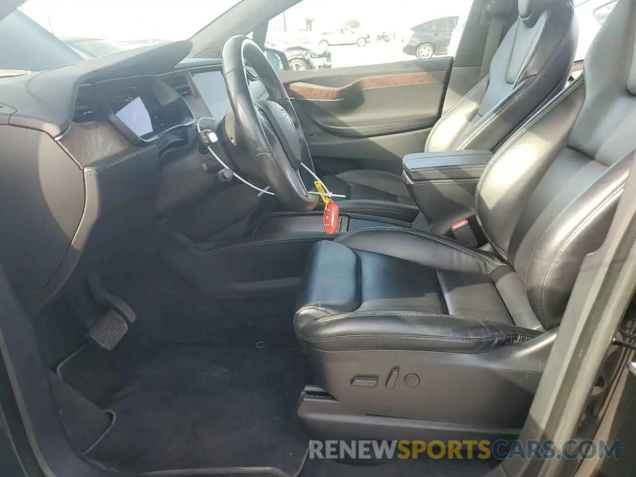 7 fotografías del automóvil dañado 5YJXCDE28LF297743 TESLA MODEL X 2020