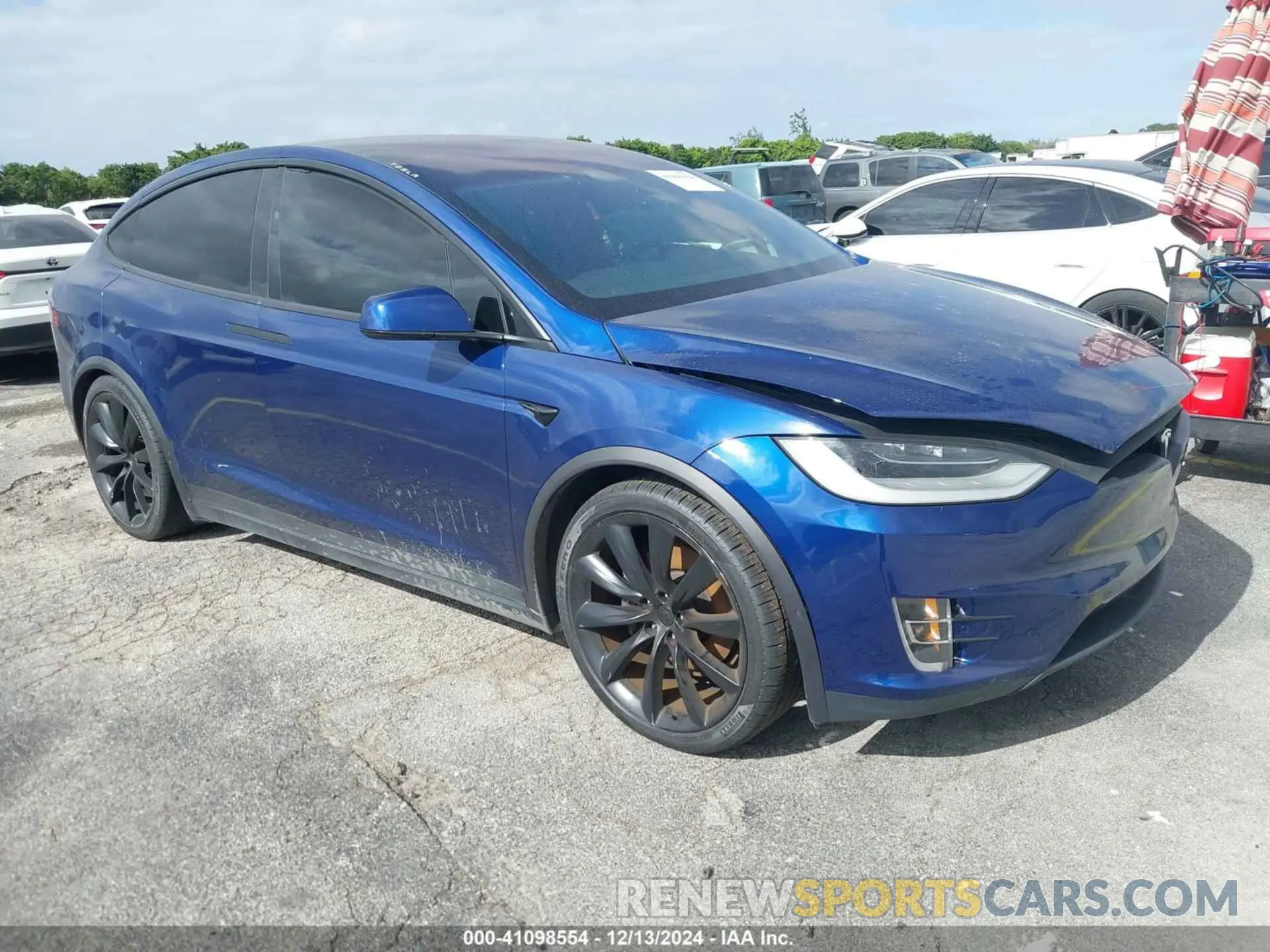 1 fotografías del automóvil dañado 5YJXCDE28LF302696 TESLA MODEL X 2020