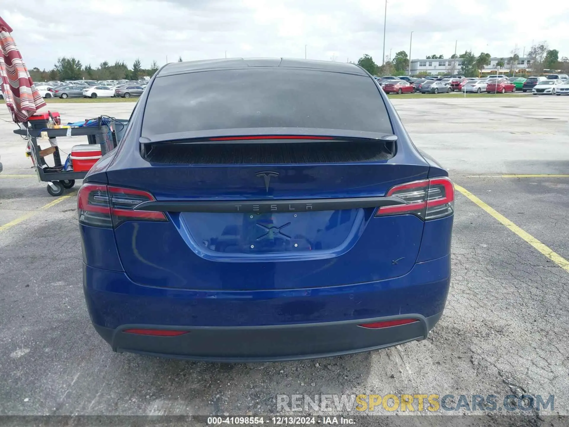 15 fotografías del automóvil dañado 5YJXCDE28LF302696 TESLA MODEL X 2020