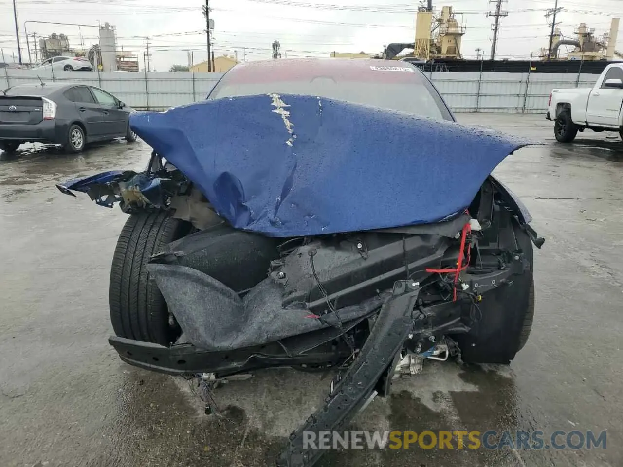 5 fotografías del automóvil dañado 5YJXCDE29LF261740 TESLA MODEL X 2020