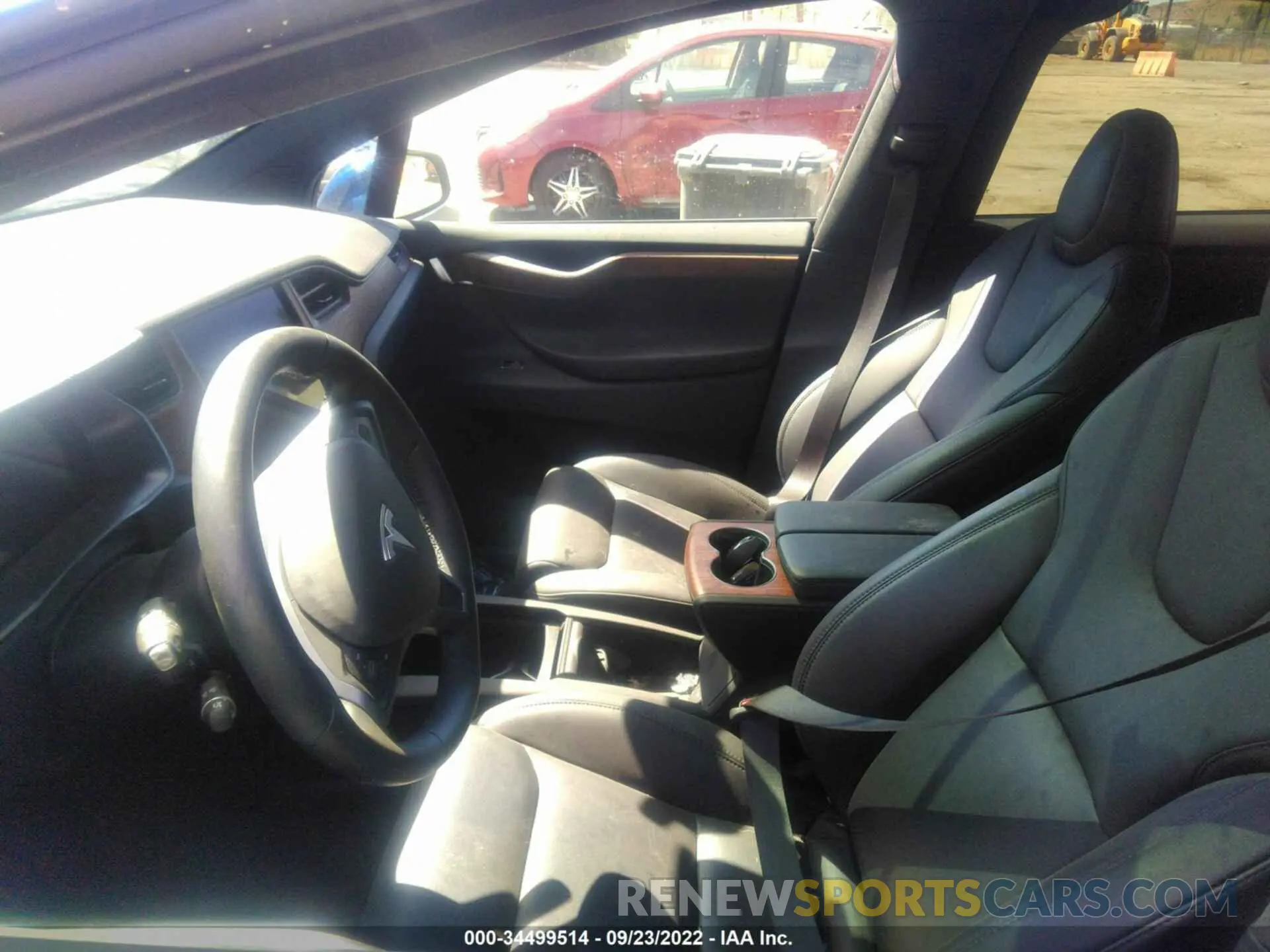 5 fotografías del automóvil dañado 5YJXCDE29LF272429 TESLA MODEL X 2020