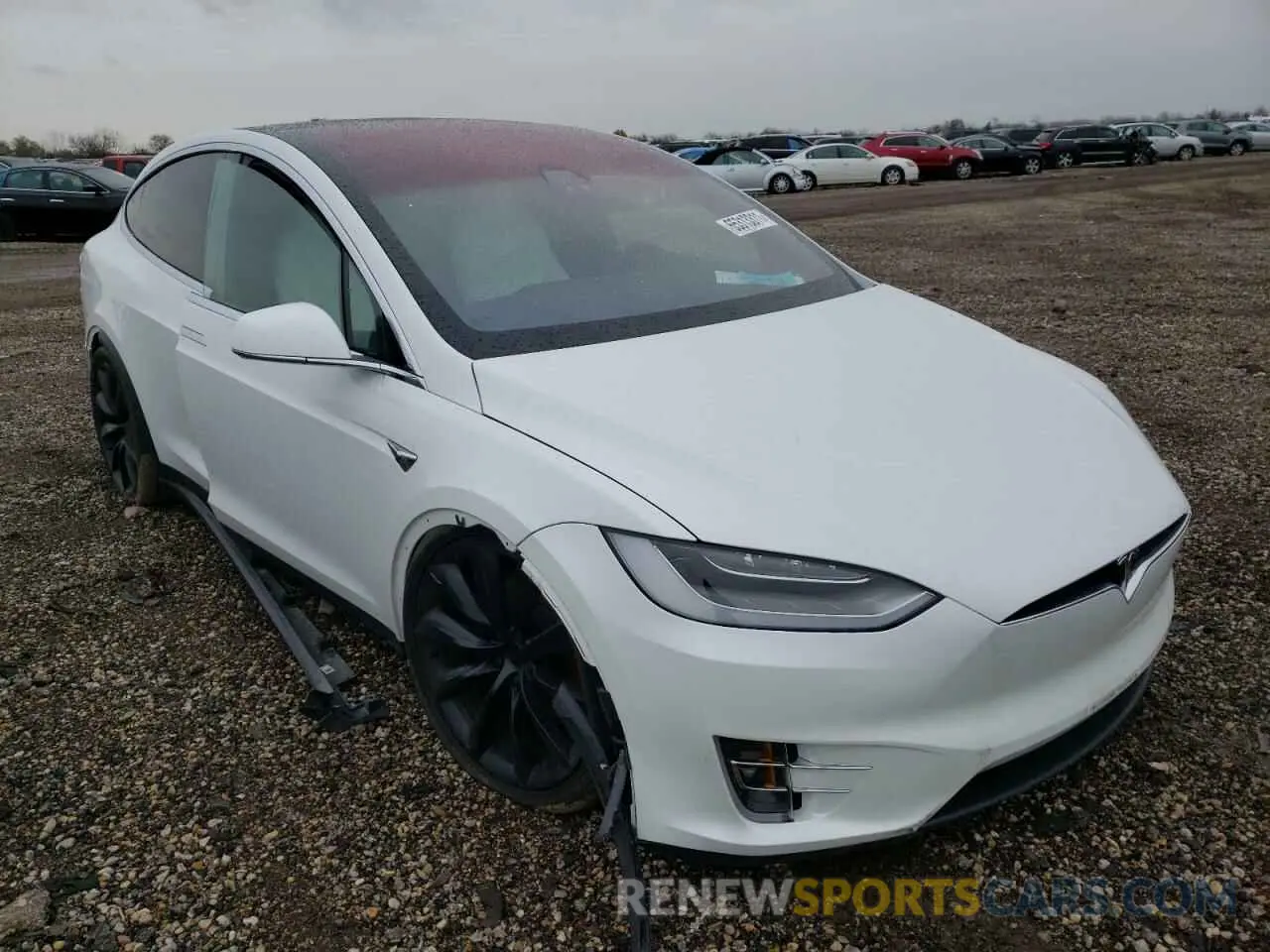 1 fotografías del automóvil dañado 5YJXCDE29LF301539 TESLA MODEL X 2020