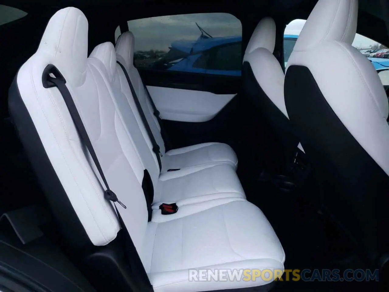 6 fotografías del automóvil dañado 5YJXCDE29LF301539 TESLA MODEL X 2020
