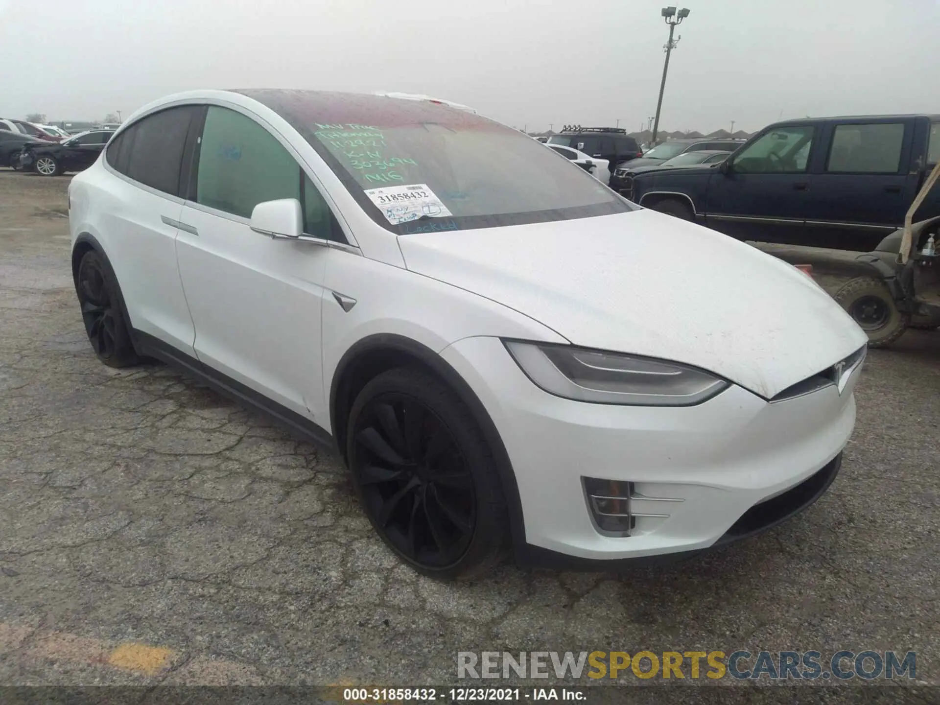 1 fotografías del automóvil dañado 5YJXCDE29LF303694 TESLA MODEL X 2020