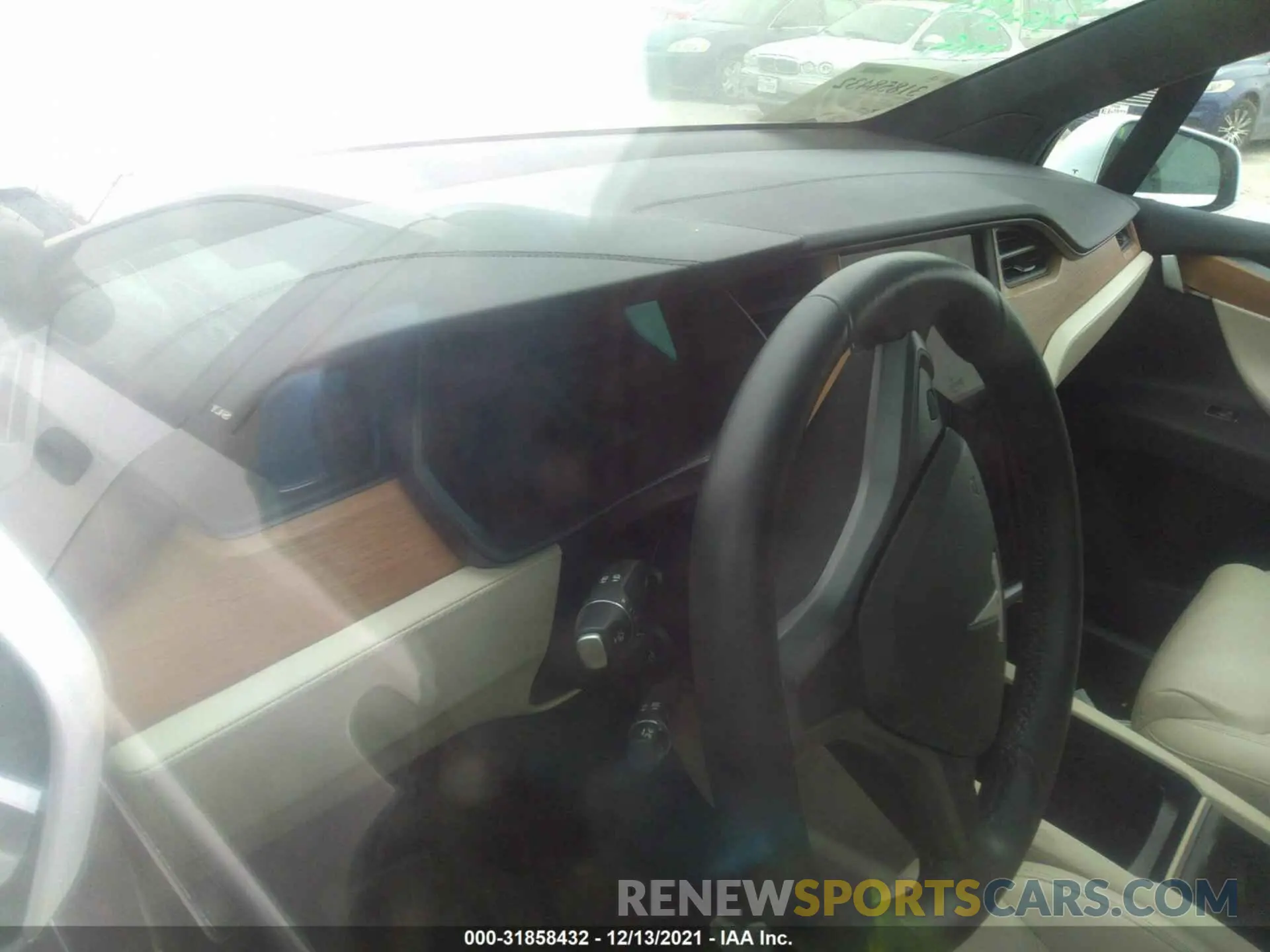 7 fotografías del automóvil dañado 5YJXCDE29LF303694 TESLA MODEL X 2020