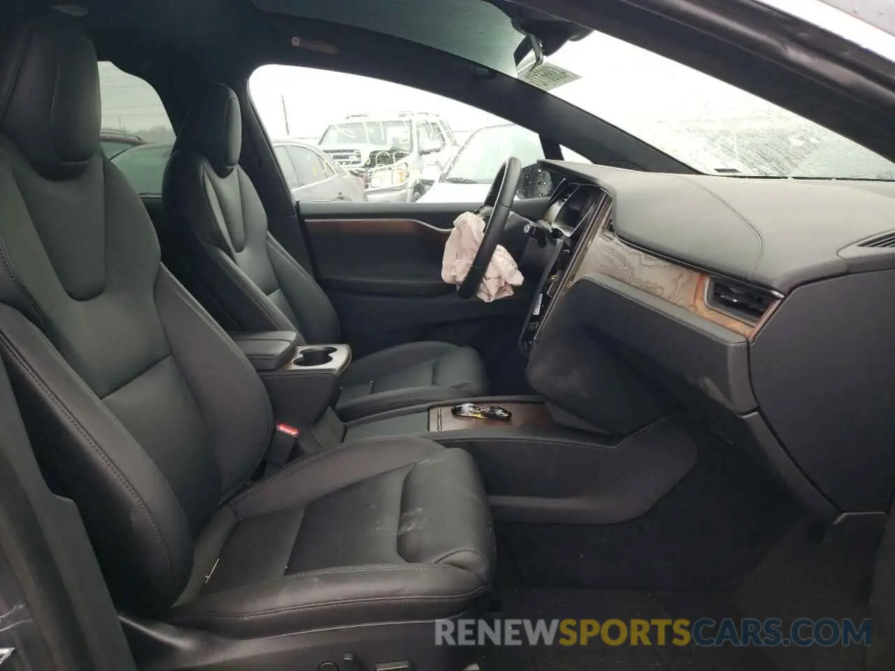 5 fotografías del automóvil dañado 5YJXCDE2XLF263061 TESLA MODEL X 2020