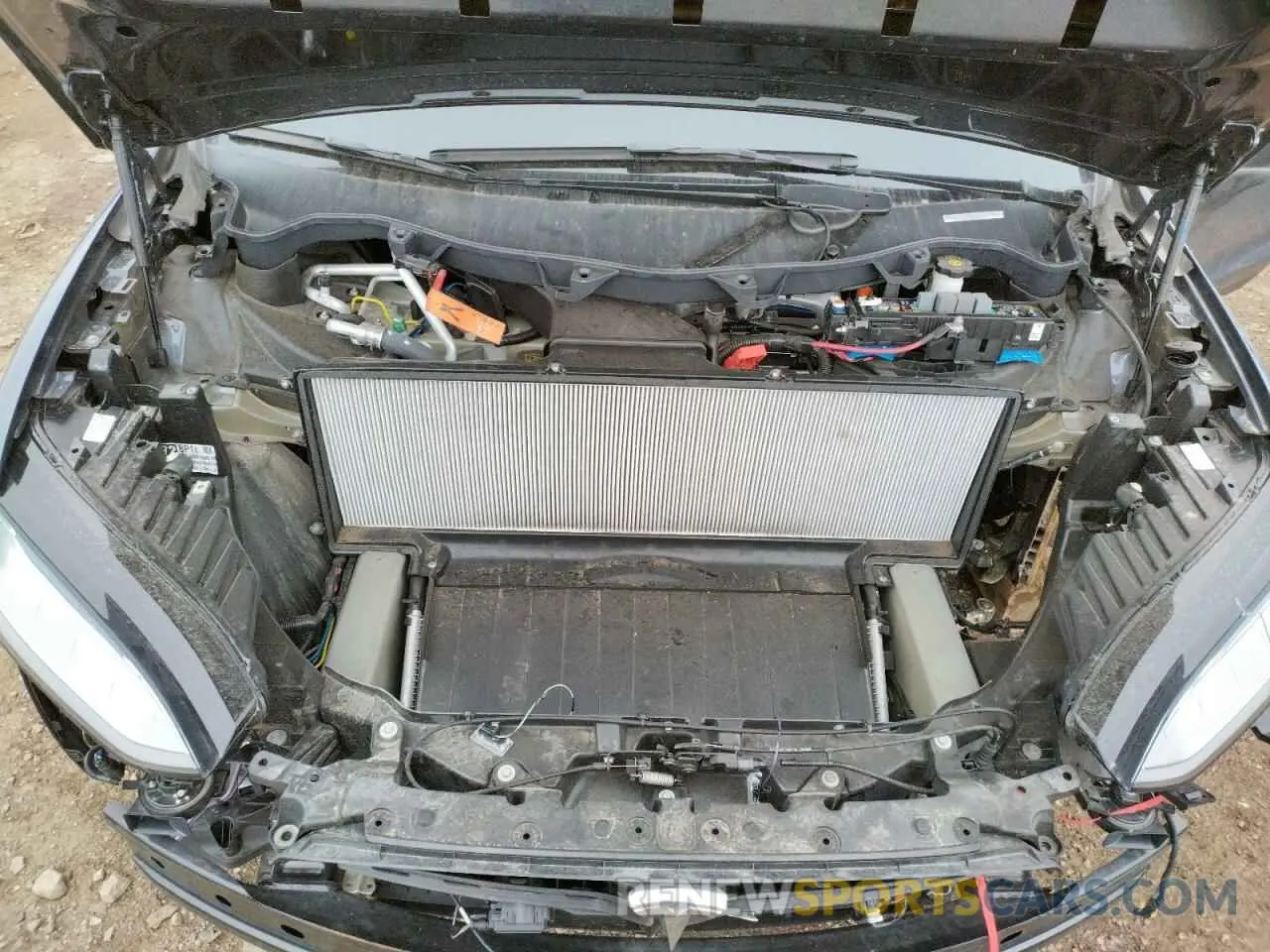 7 fotografías del automóvil dañado 5YJXCDE2XLF263061 TESLA MODEL X 2020