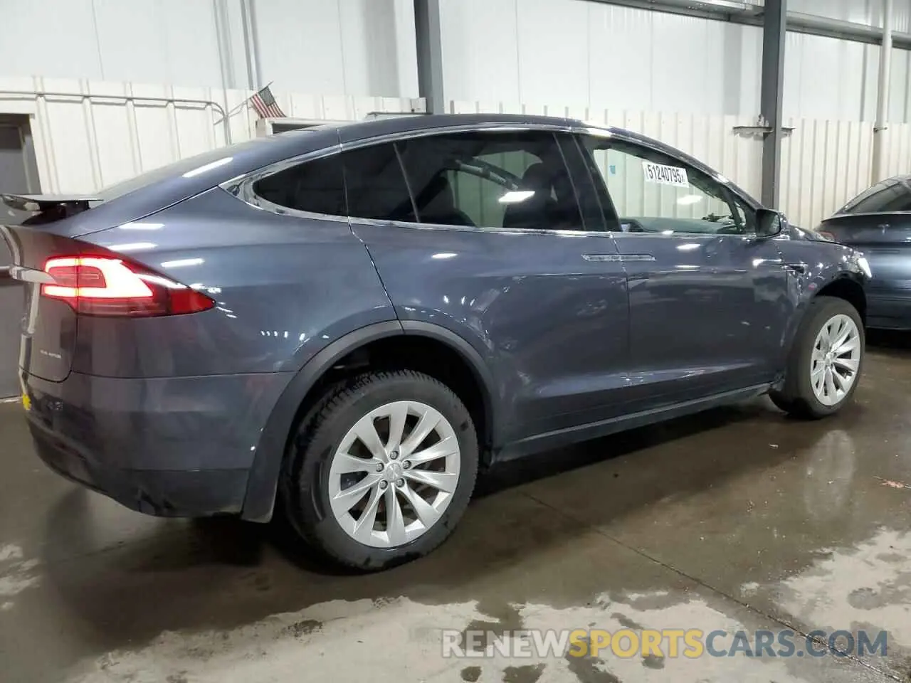 3 fotografías del automóvil dañado 5YJXCDE2XLF279941 TESLA MODEL X 2020