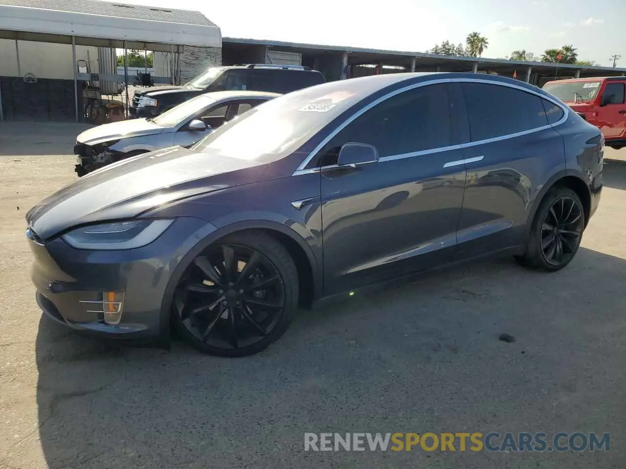 1 fotografías del automóvil dañado 5YJXCDE2XLF280099 TESLA MODEL X 2020