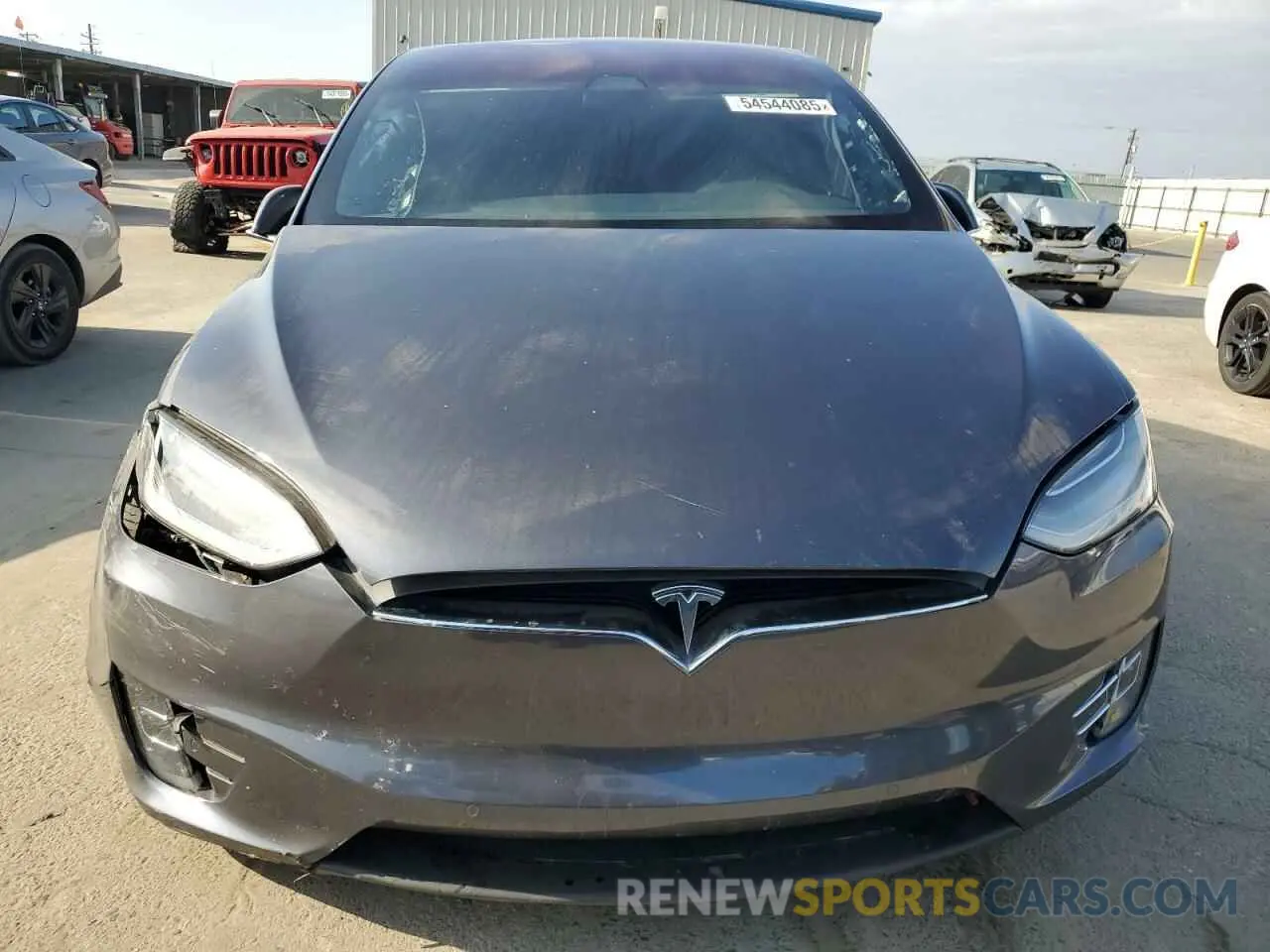 5 fotografías del automóvil dañado 5YJXCDE2XLF280099 TESLA MODEL X 2020