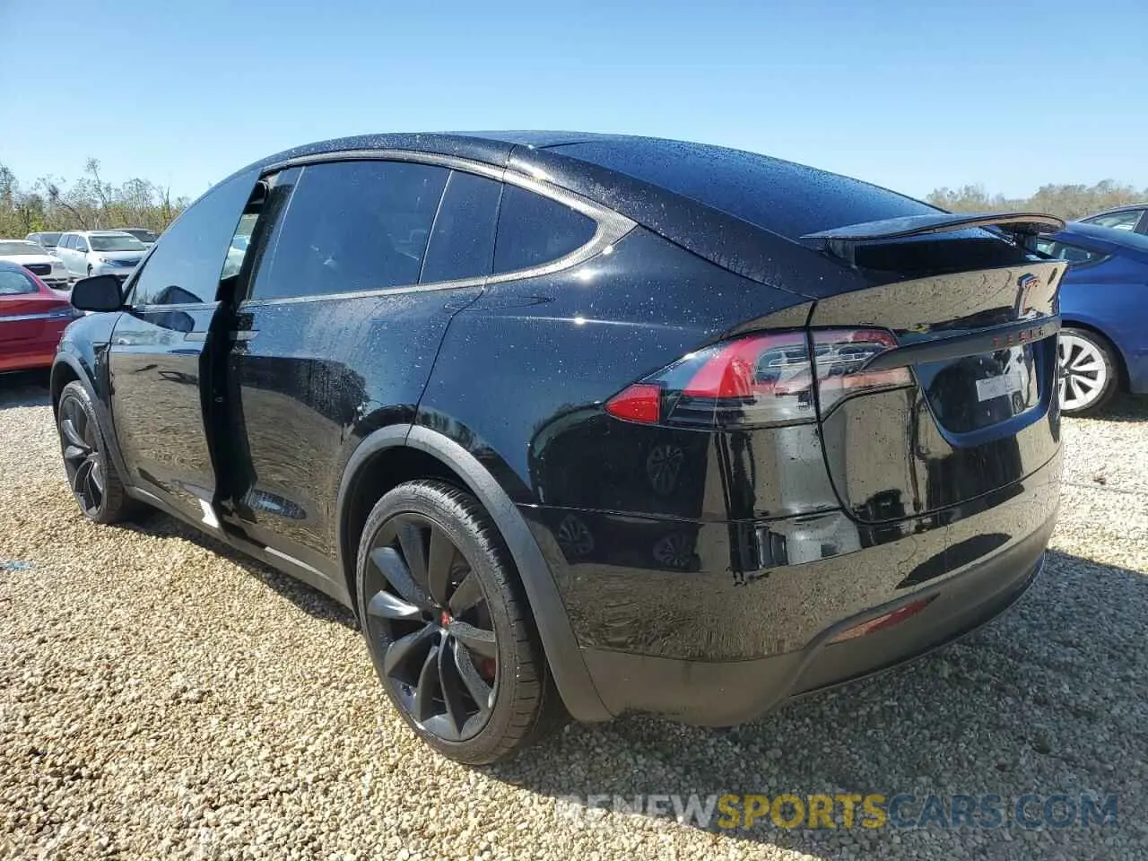 3 fotografías del automóvil dañado 5YJXCDE2XLF280930 TESLA MODEL X 2020